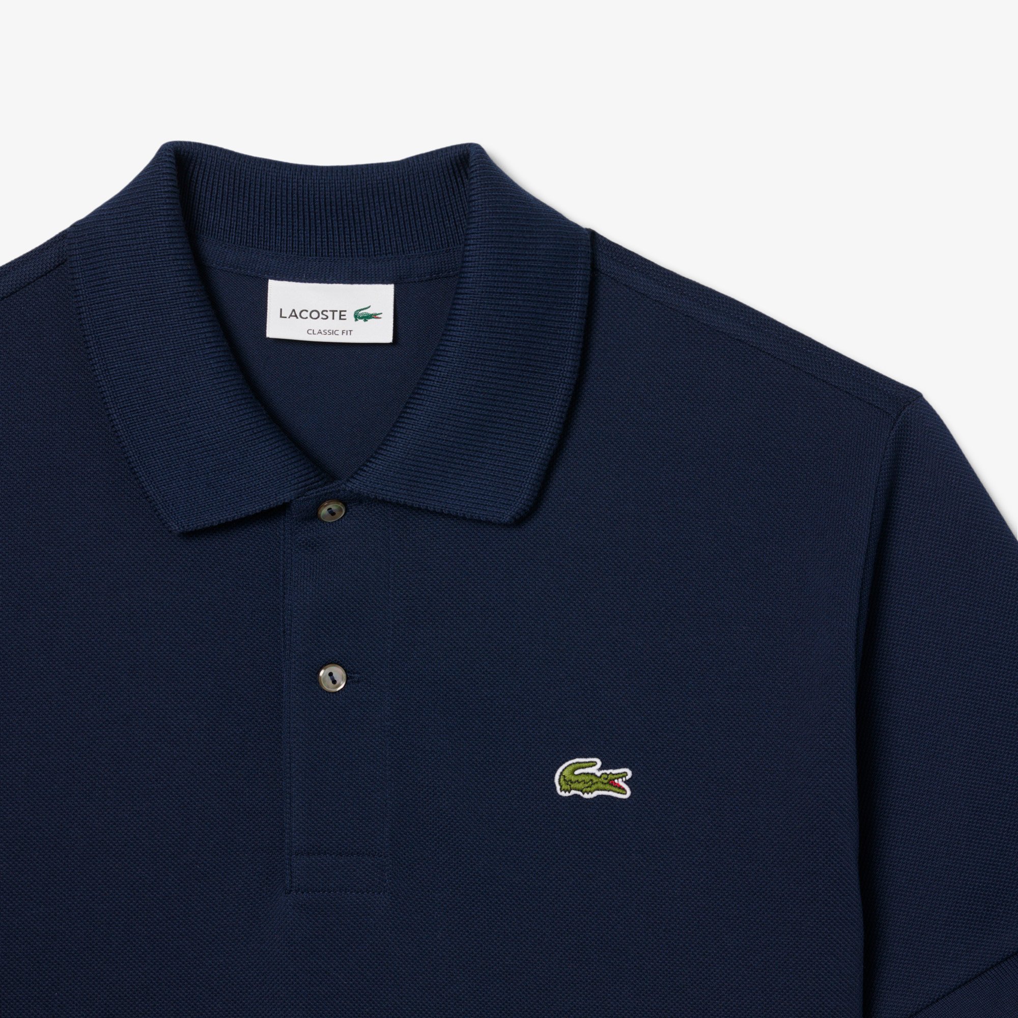 Áo Polo Lacoste Nam L.12.12 Dáng Cổ Điển Chất Liệu Piqué Dày