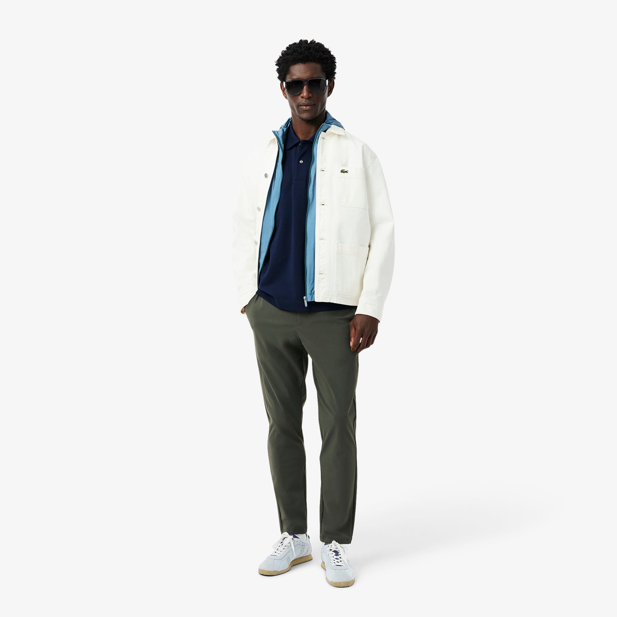 Áo Polo Lacoste Nam L.12.12 Dáng Cổ Điển Chất Liệu Piqué Dày