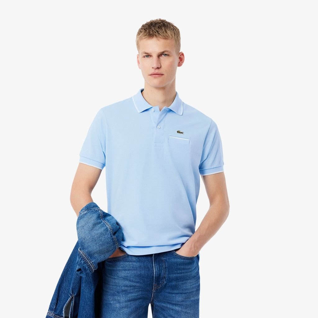 Áo Polo Lacoste Nam L.12.12 Dáng Cổ Điển Có Túi Nổi Bật