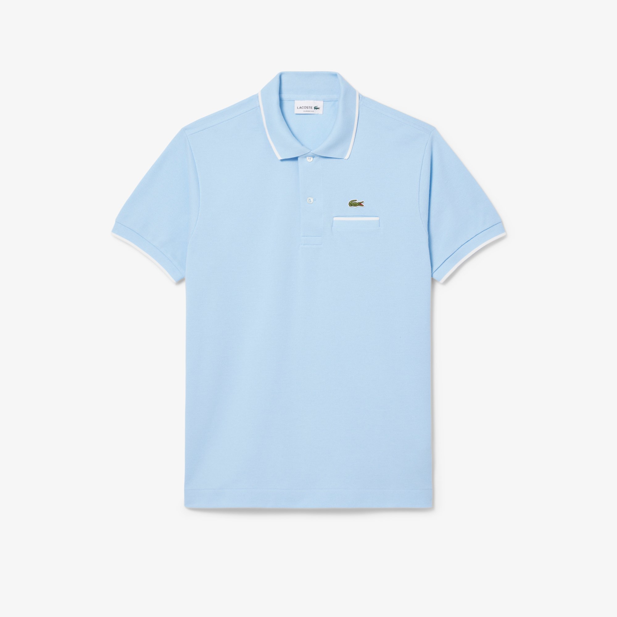 Áo Polo Lacoste Nam L.12.12 Dáng Cổ Điển Có Túi Nổi Bật