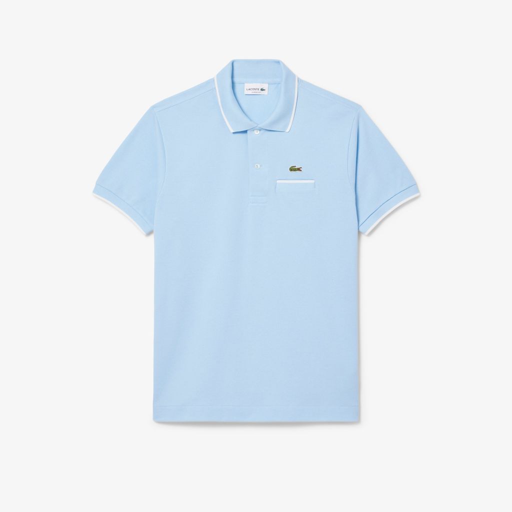 Áo Polo Lacoste Nam L.12.12 Dáng Cổ Điển Có Túi Nổi Bật