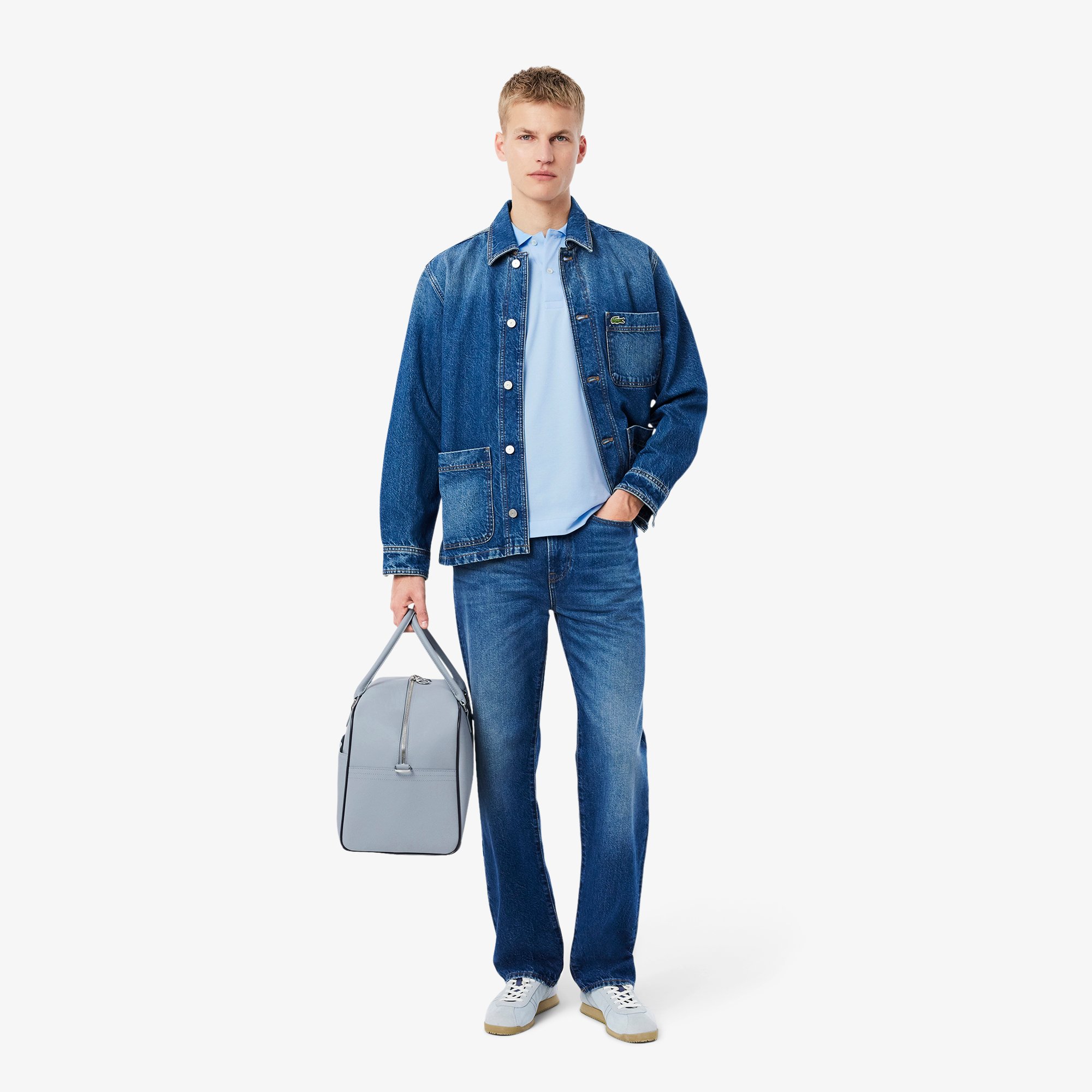 Áo Polo Lacoste Nam L.12.12 Dáng Cổ Điển Có Túi Nổi Bật