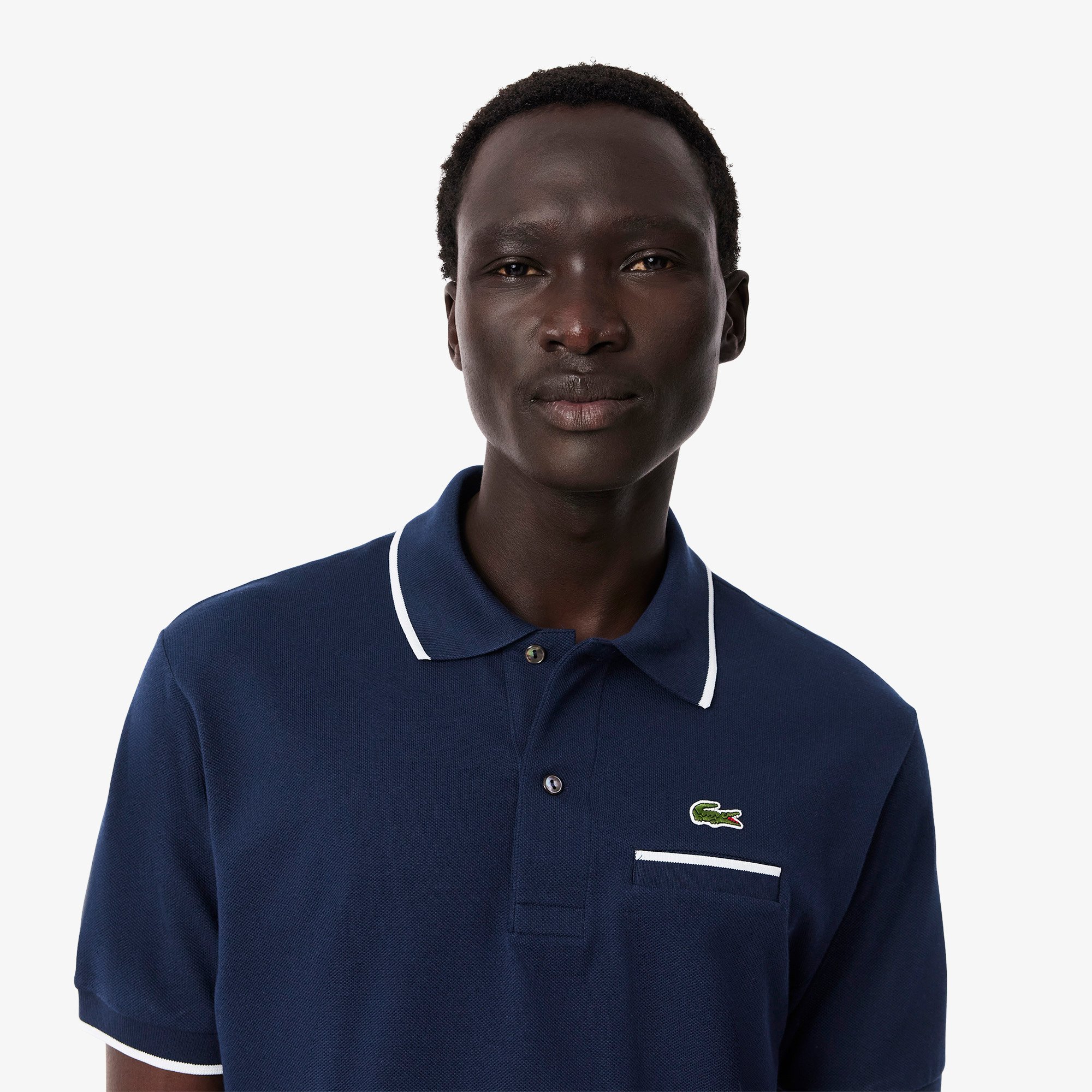 Áo Polo Lacoste Nam L.12.12 Dáng Cổ Điển Có Túi Nổi Bật