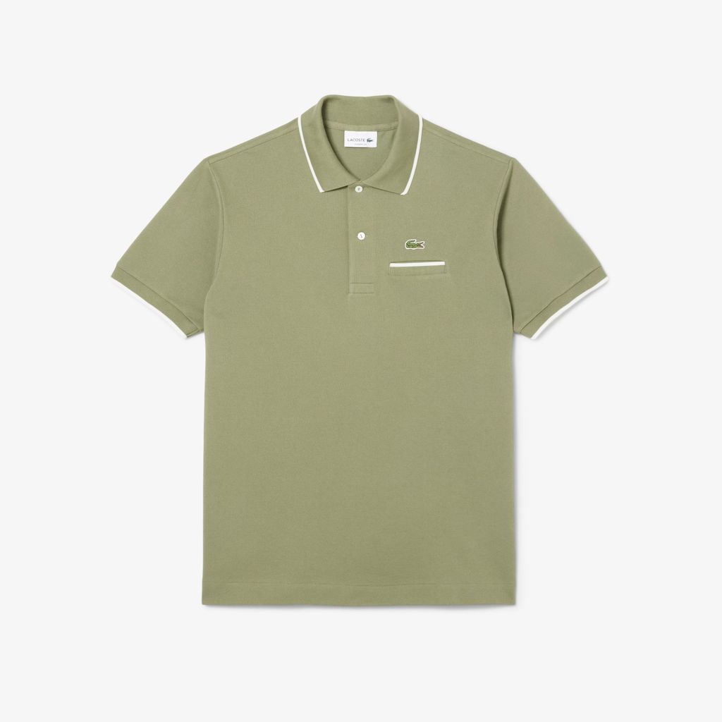 Áo Polo Lacoste Nam L.12.12 Dáng Cổ Điển Có Túi Nổi Bật