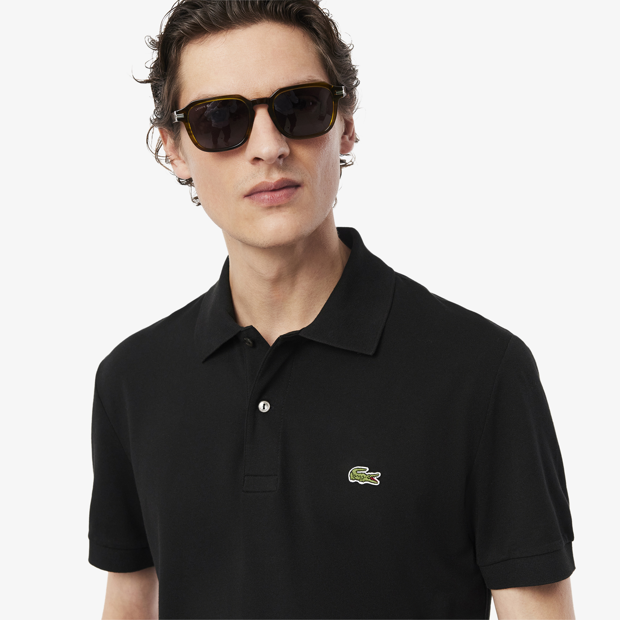 Áo Polo Lacoste Nam L.12.12 Light Piqué Dáng Cổ Điển