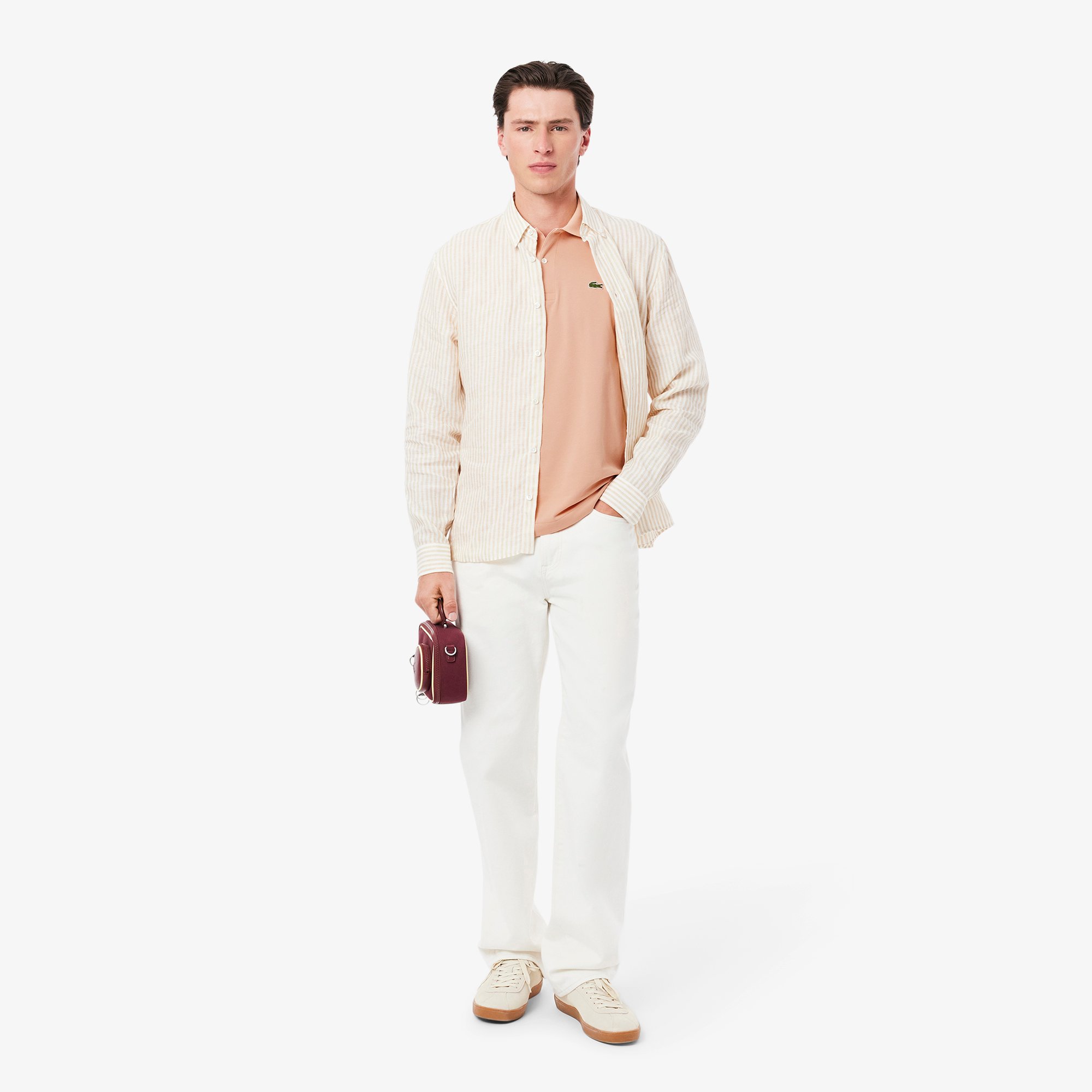 Áo Polo Lacoste Nam L.12.12 Light Piqué Dáng Cổ Điển