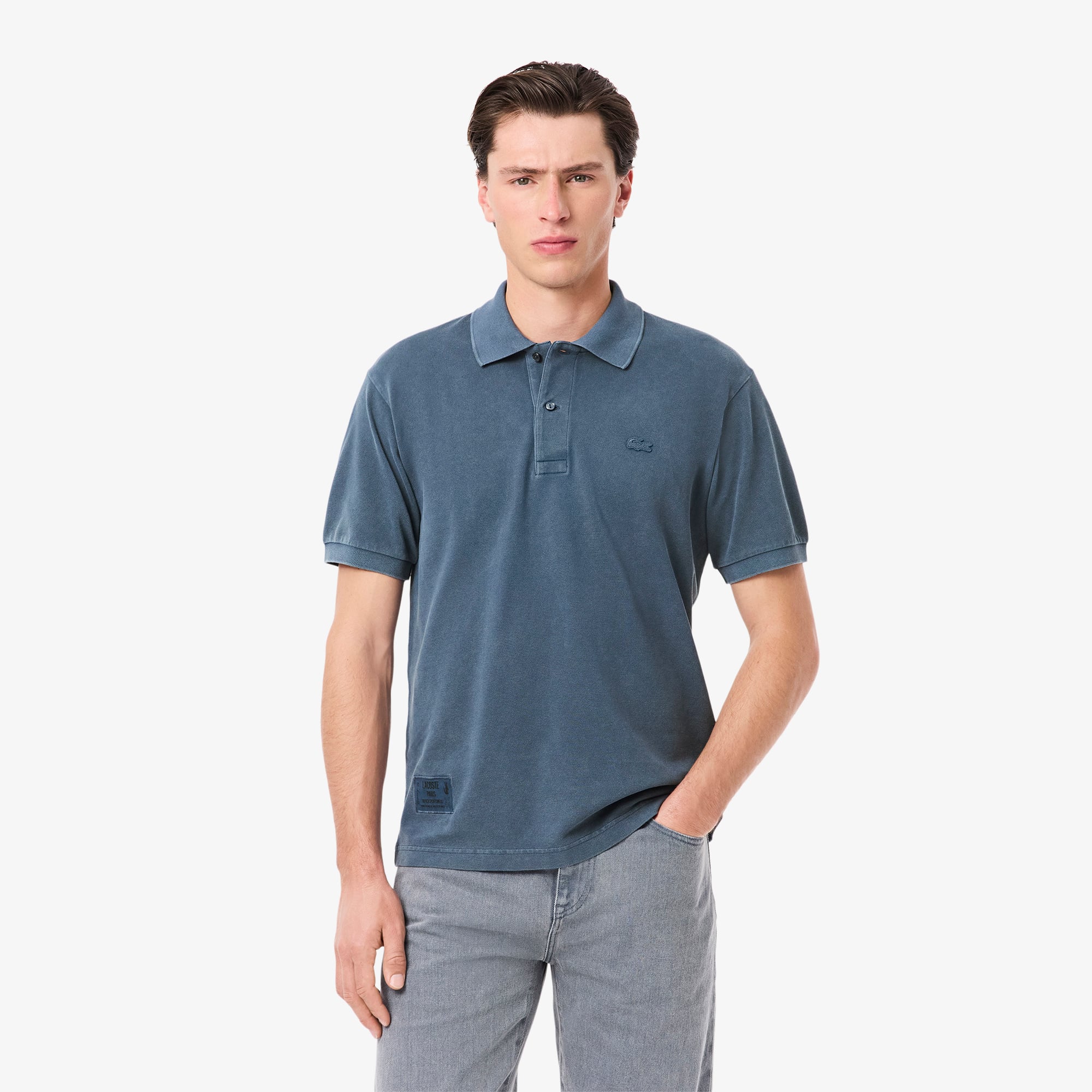 Áo Polo Lacoste Nam L.12.12 Dáng Cổ Điển Hiệu Ứng Washed