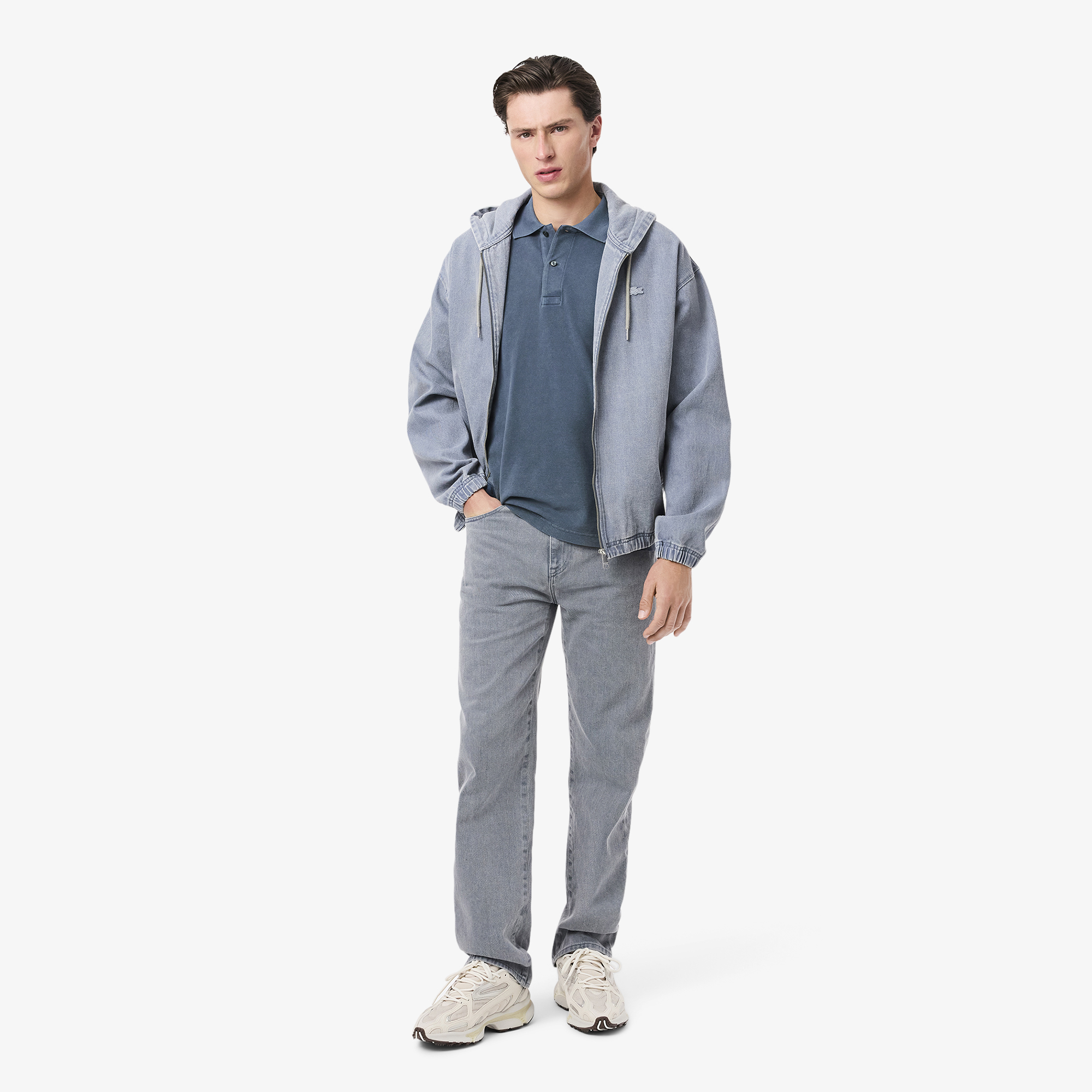 Áo Polo Lacoste Nam L.12.12 Dáng Cổ Điển Hiệu Ứng Washed