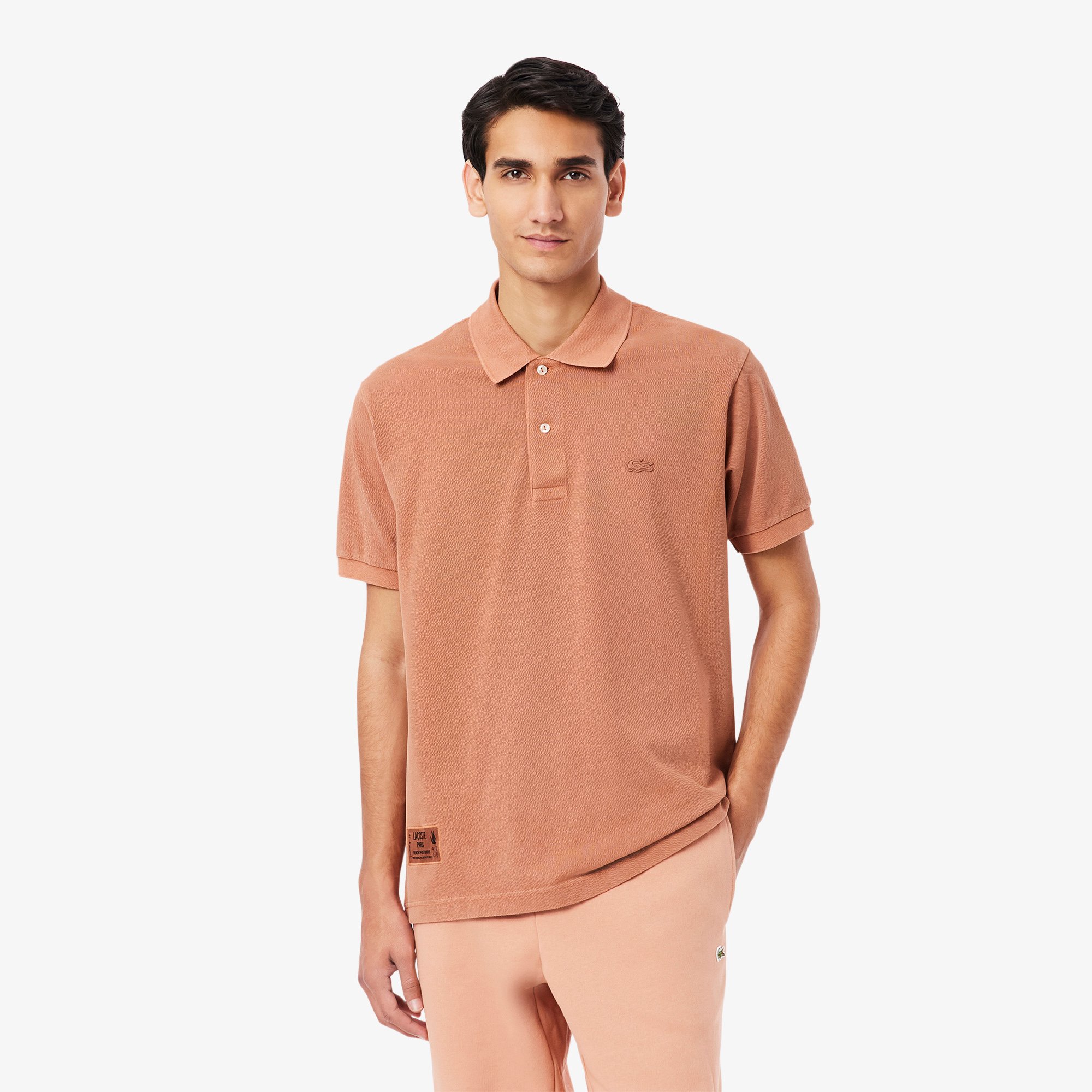 Áo Polo Lacoste Nam L.12.12 Dáng Cổ Điển Hiệu Ứng Washed
