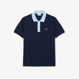 Áo Polo Lacoste Nam L.12.12 Dáng Cổ Điển Có Cổ Phối Màu