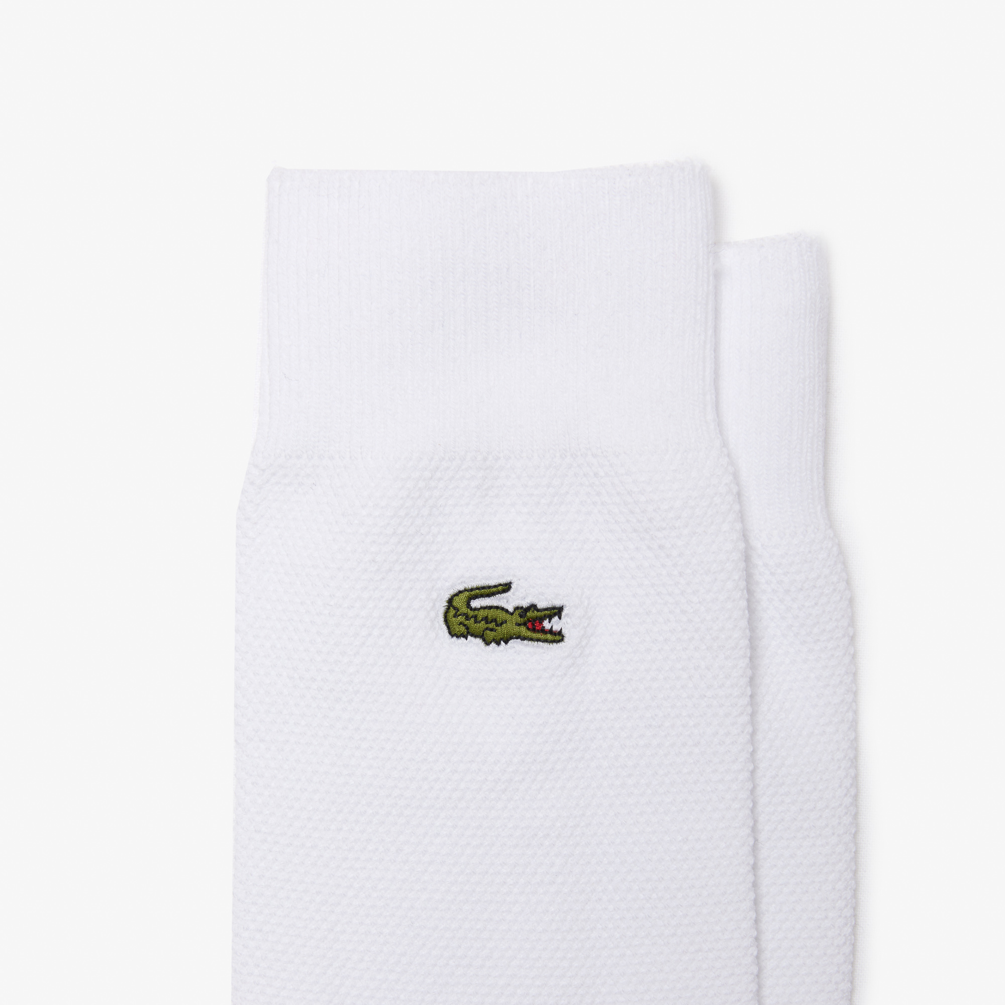 Bộ 3 Đôi Tất Lacoste Unisex Cổ Cao Chất Liệu Cotton Piqué