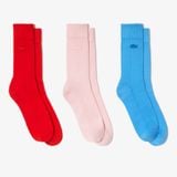 Bộ 3 Đôi Tất Lacoste Unisex Chất Liệu Cotton
