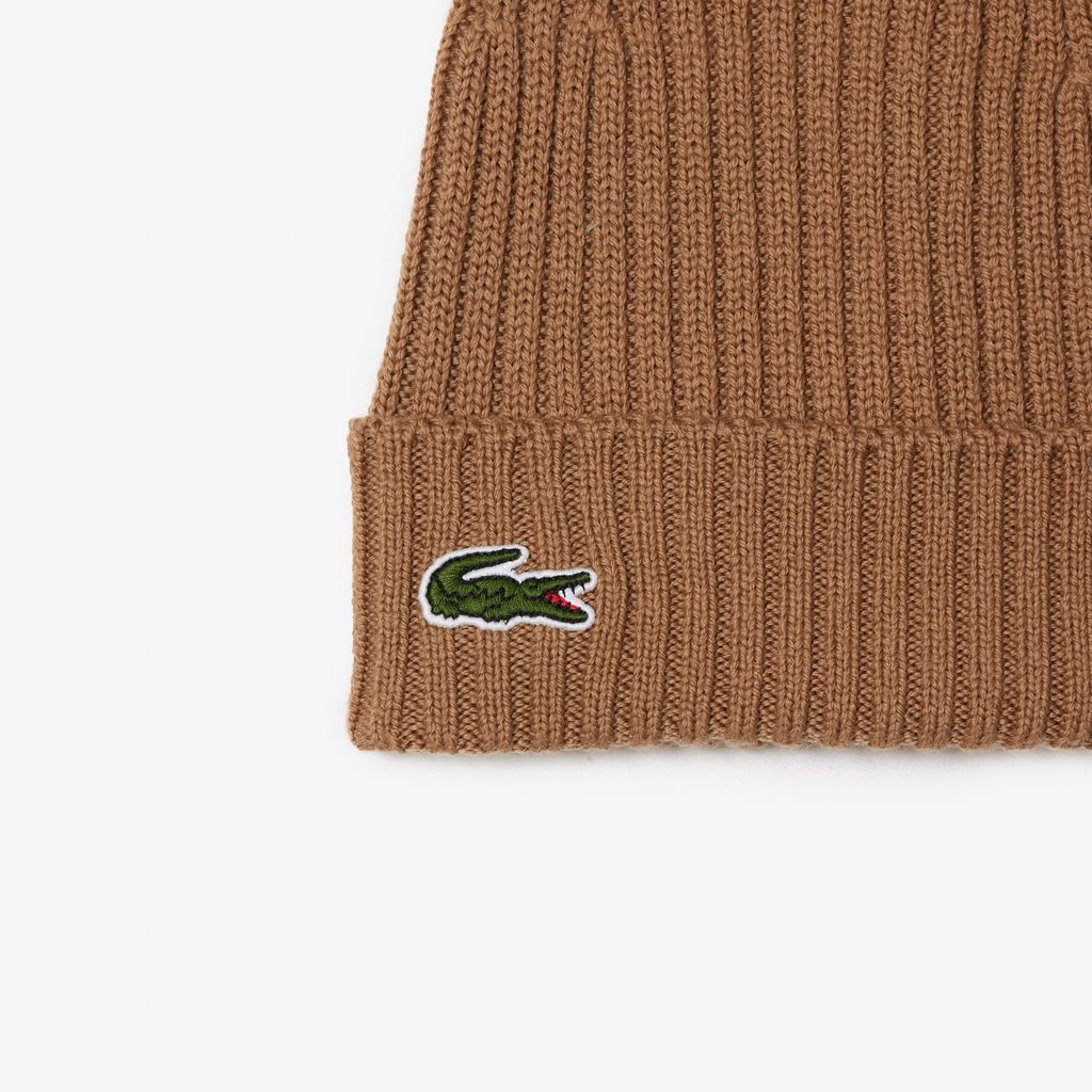 Mũ Len Lacoste Unisex Có Sọc Nổi