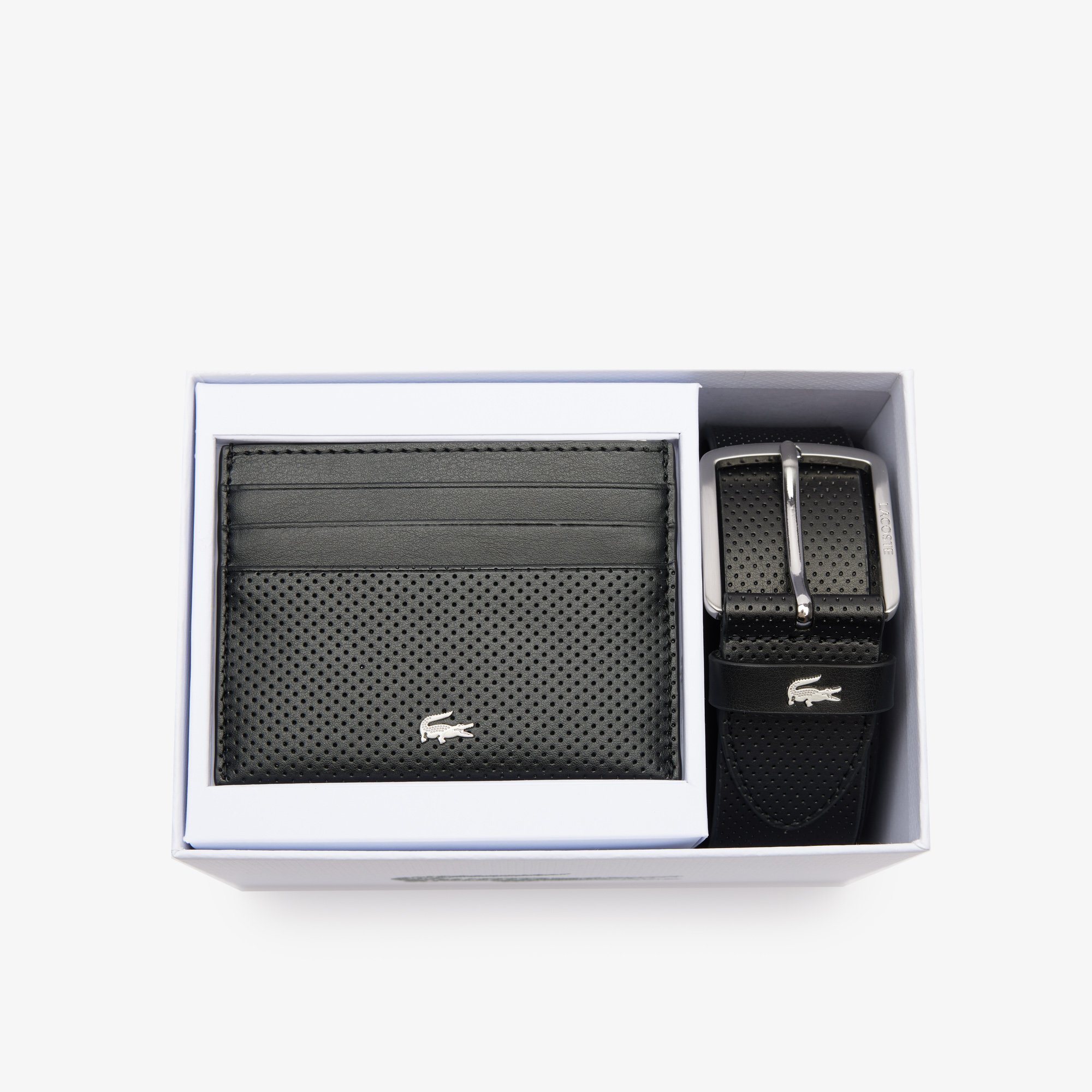Bộ Quà Tặng Dây Lưng Lacoste Nam Và Ví Đựng Thẻ