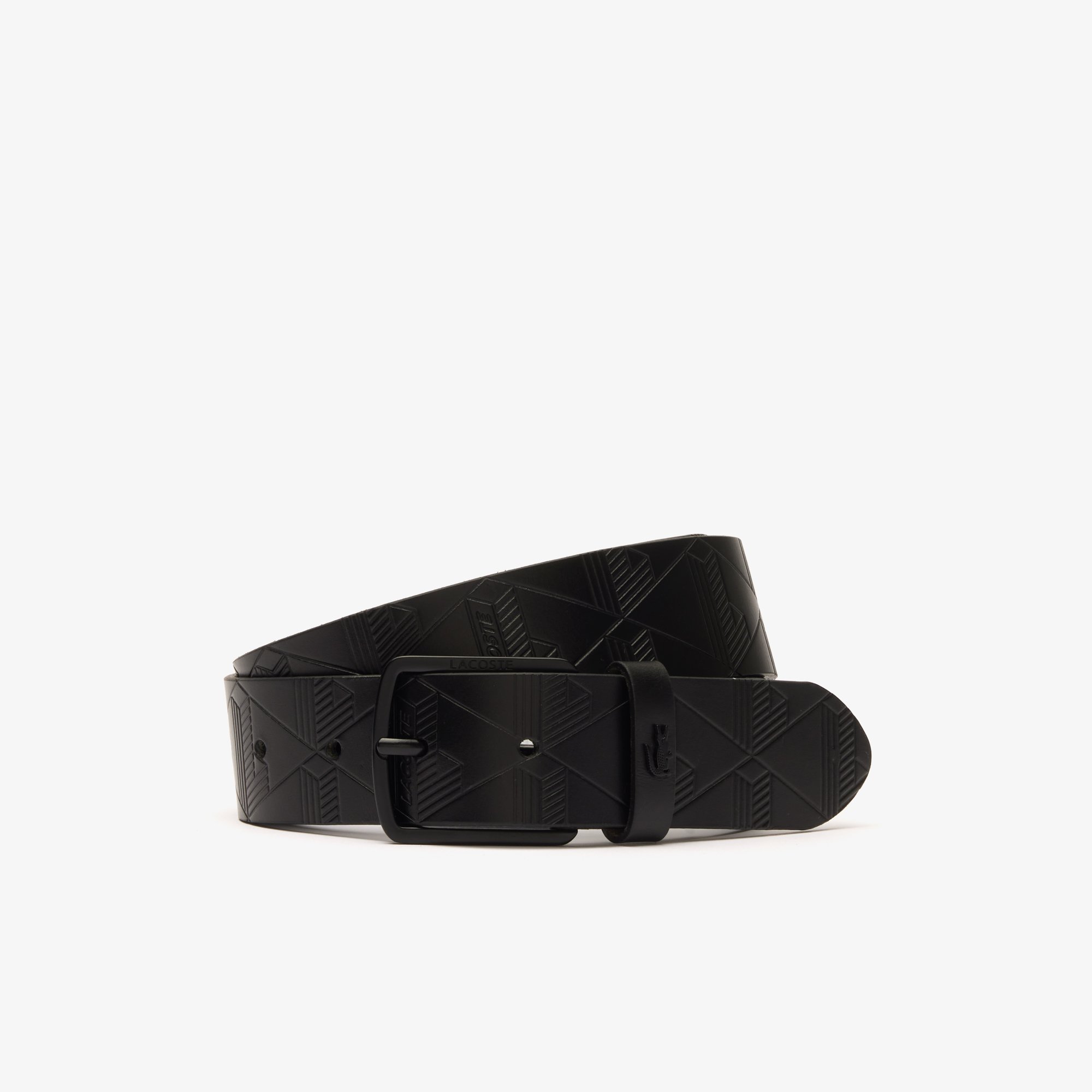 Dây Lưng Lacoste Nam Họa Tiết Monogram Chất Liệu Da