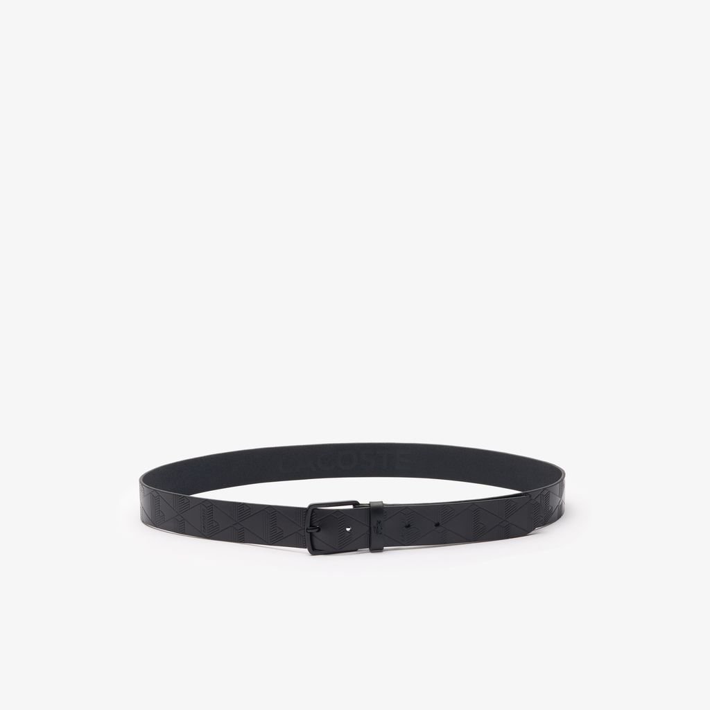 Dây Lưng Lacoste Nam Họa Tiết Monogram Chất Liệu Da