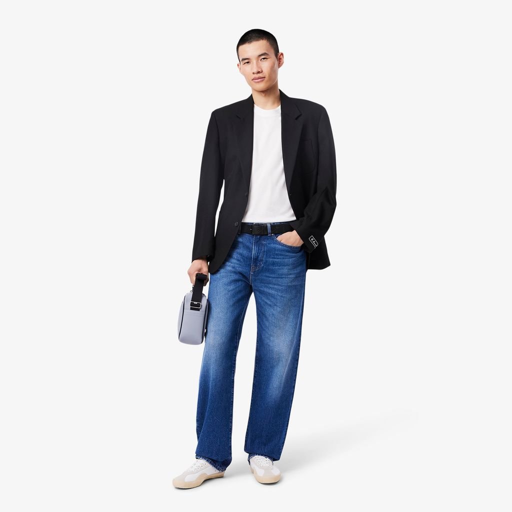 Dây Lưng Lacoste Nam Họa Tiết Monogram Chất Liệu Da