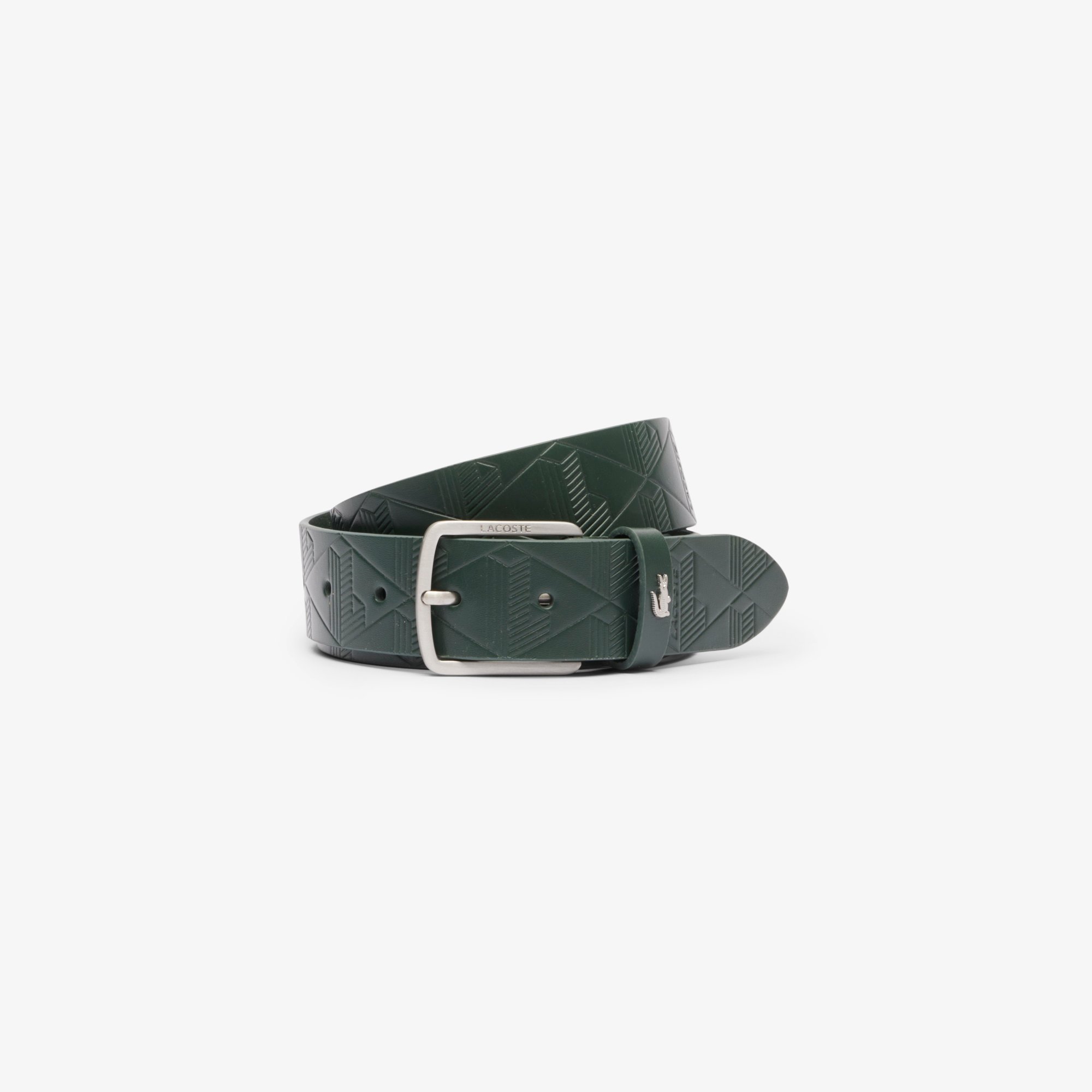 Dây Lưng Lacoste Nam Họa Tiết Monogram Chất Liệu Da