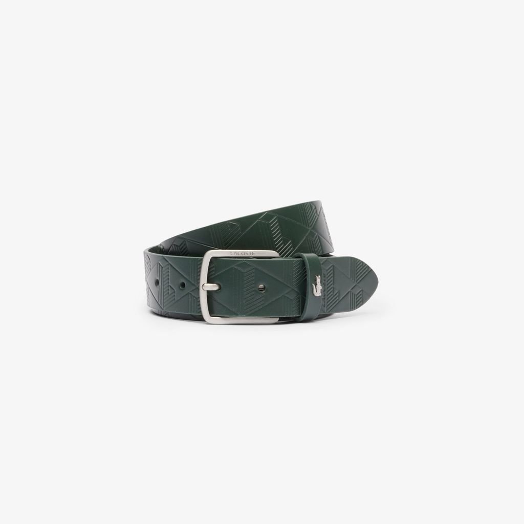 Dây Lưng Lacoste Nam Họa Tiết Monogram Chất Liệu Da