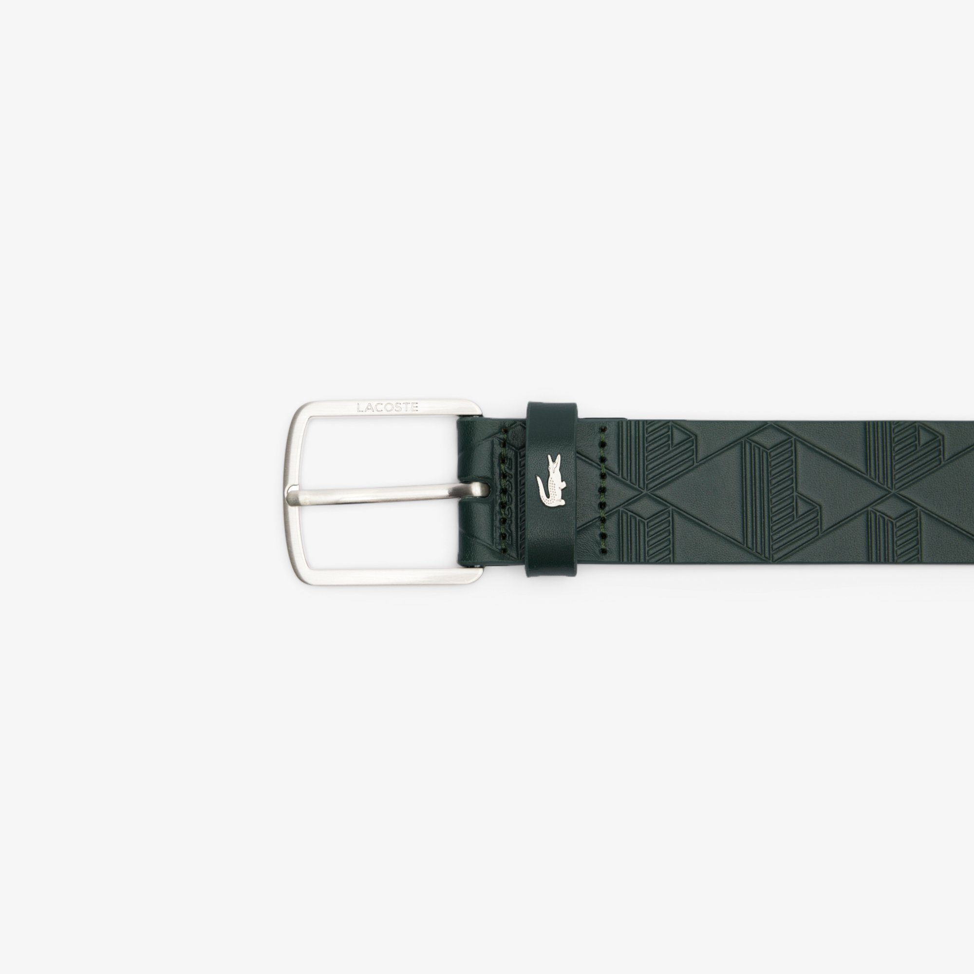 Dây Lưng Lacoste Nam Họa Tiết Monogram Chất Liệu Da