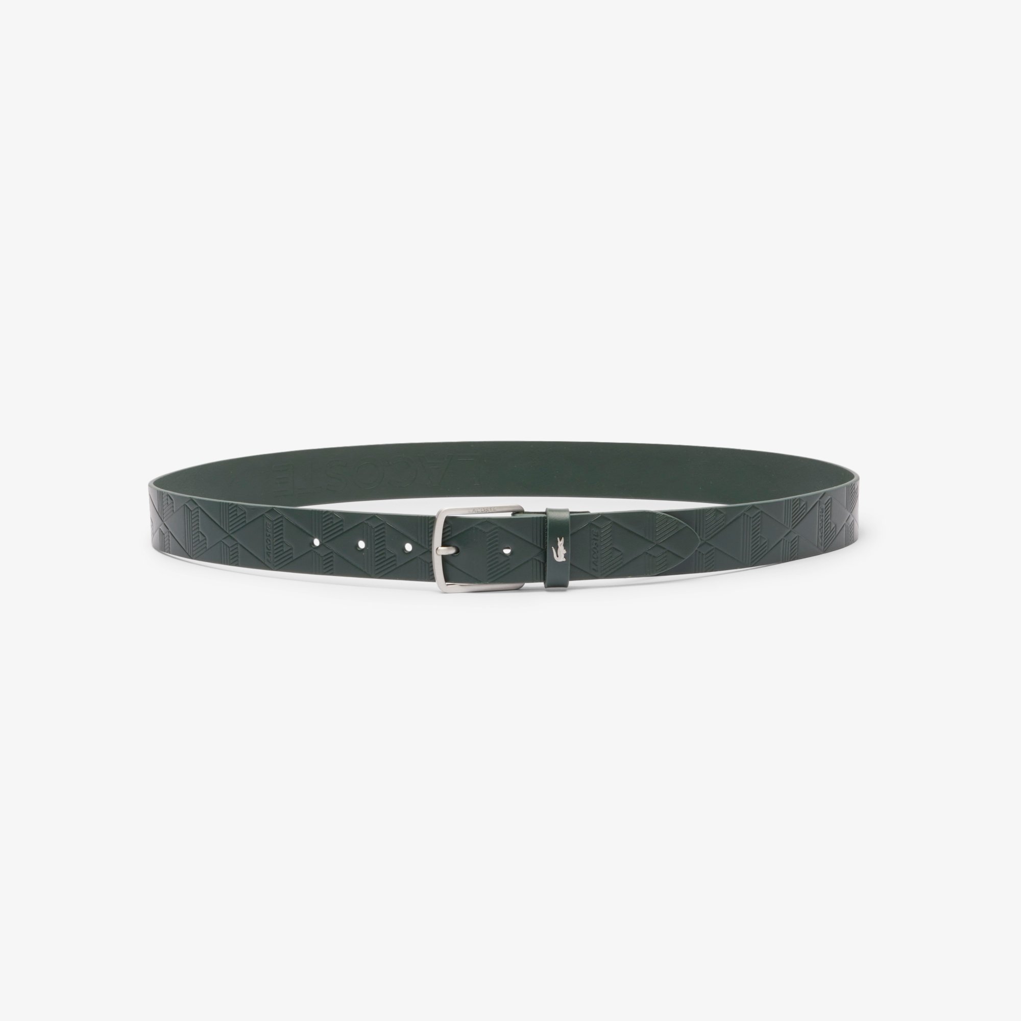 Dây Lưng Lacoste Nam Họa Tiết Monogram Chất Liệu Da