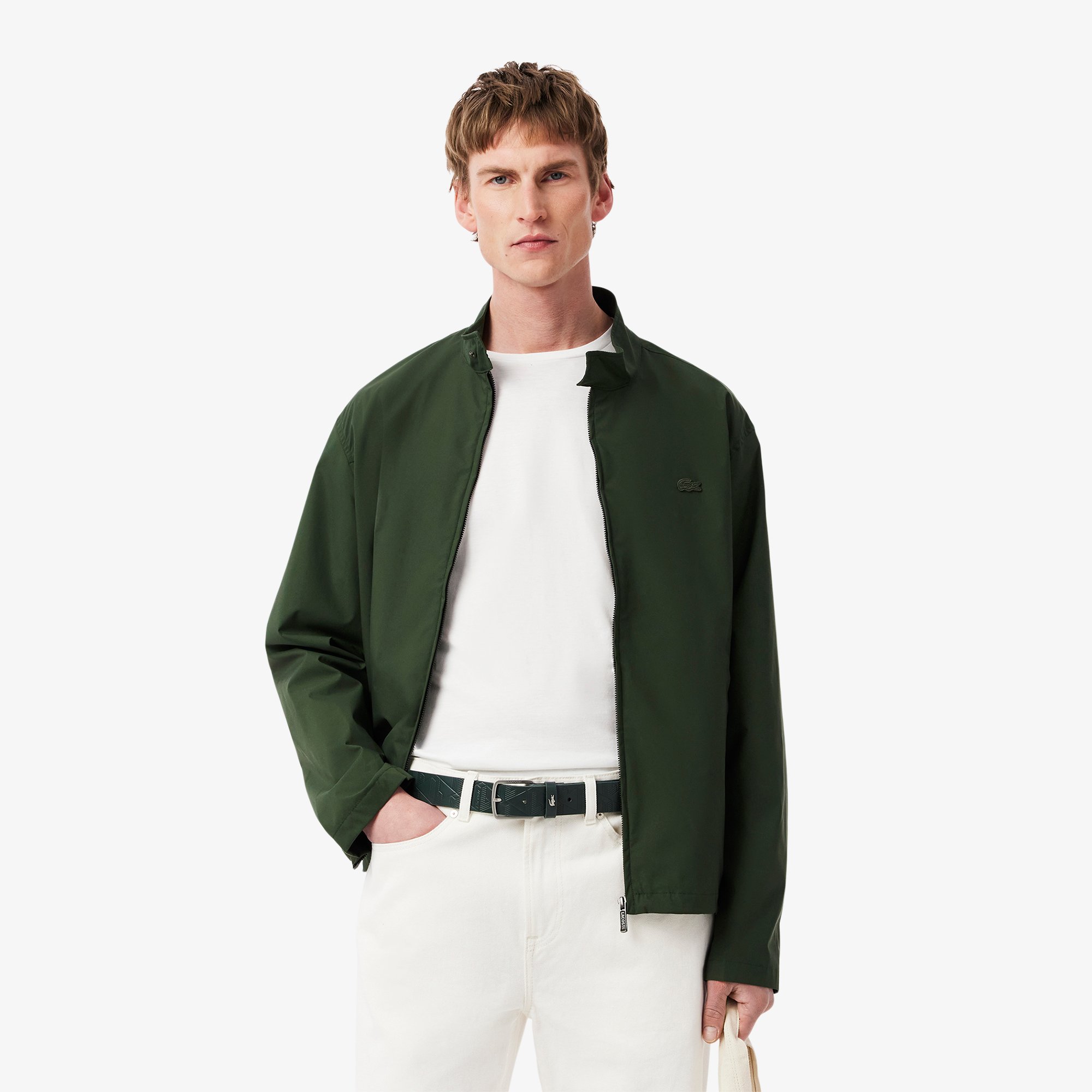 Dây Lưng Lacoste Nam Họa Tiết Monogram Chất Liệu Da
