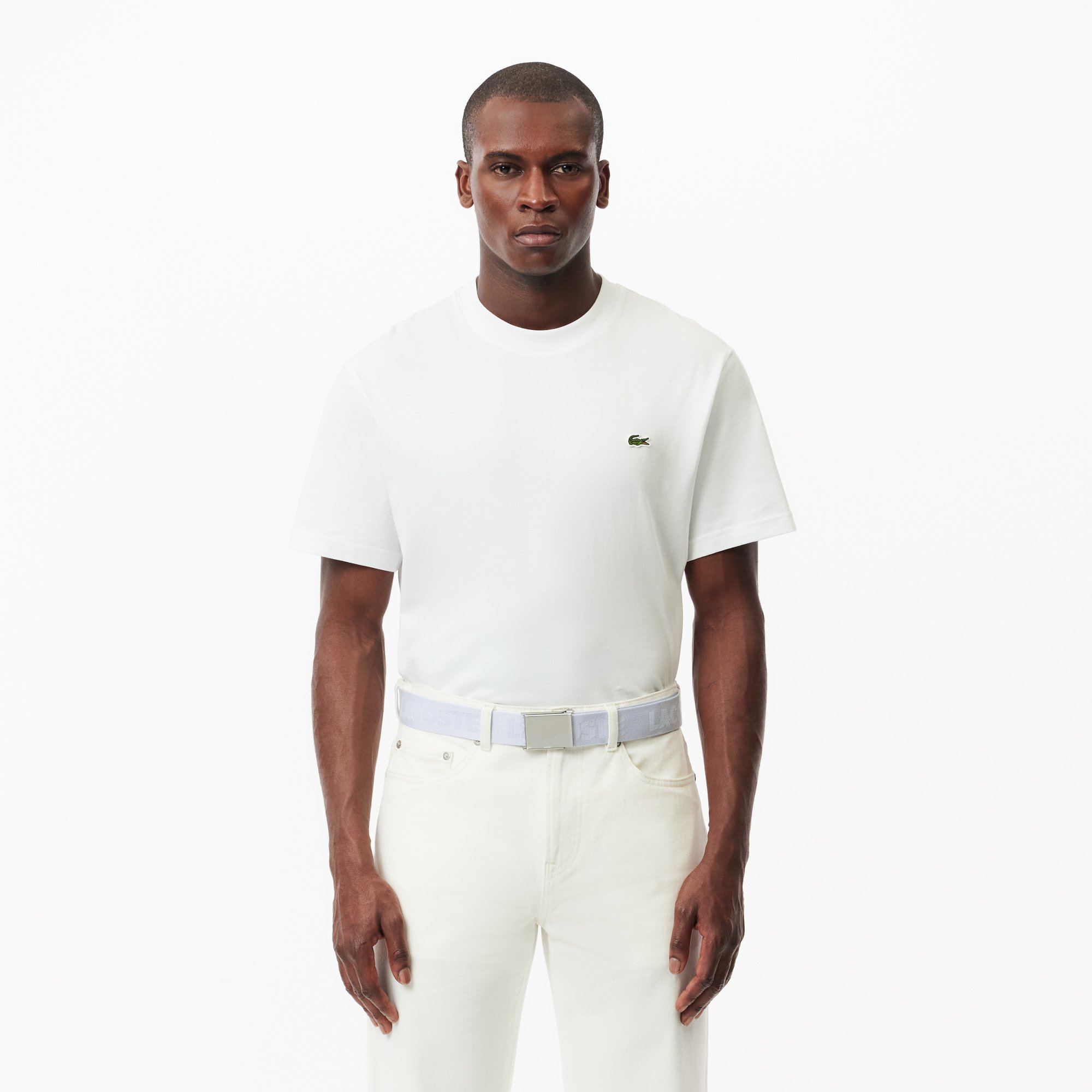 Dây Lưng Lacoste Nam Chất Liệu Jacquard