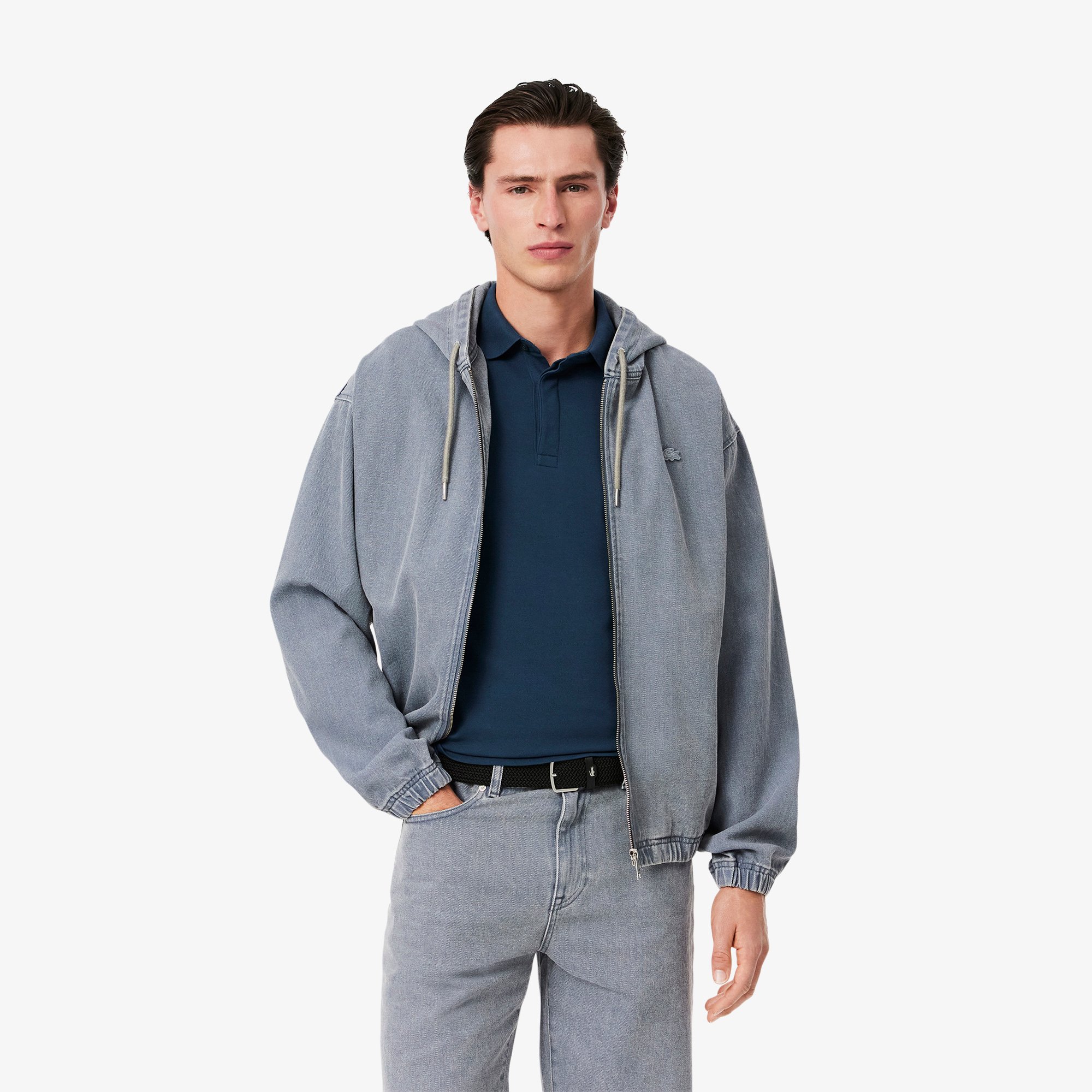 Dây Lưng Lacoste Nam Chất Liệu Canvas Co Giãn