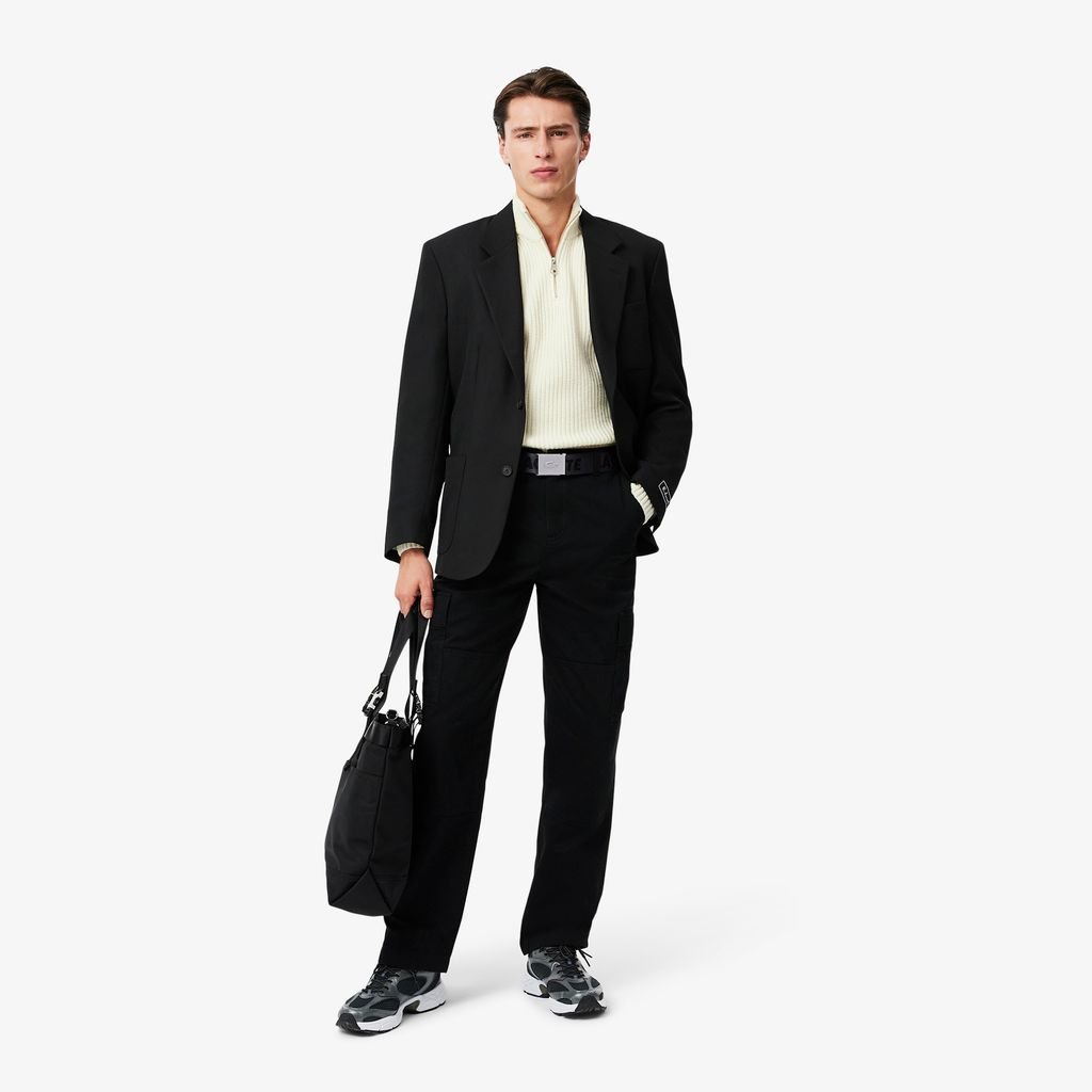 Dây Lưng Lacoste Nam Chất Liệu Jacquard