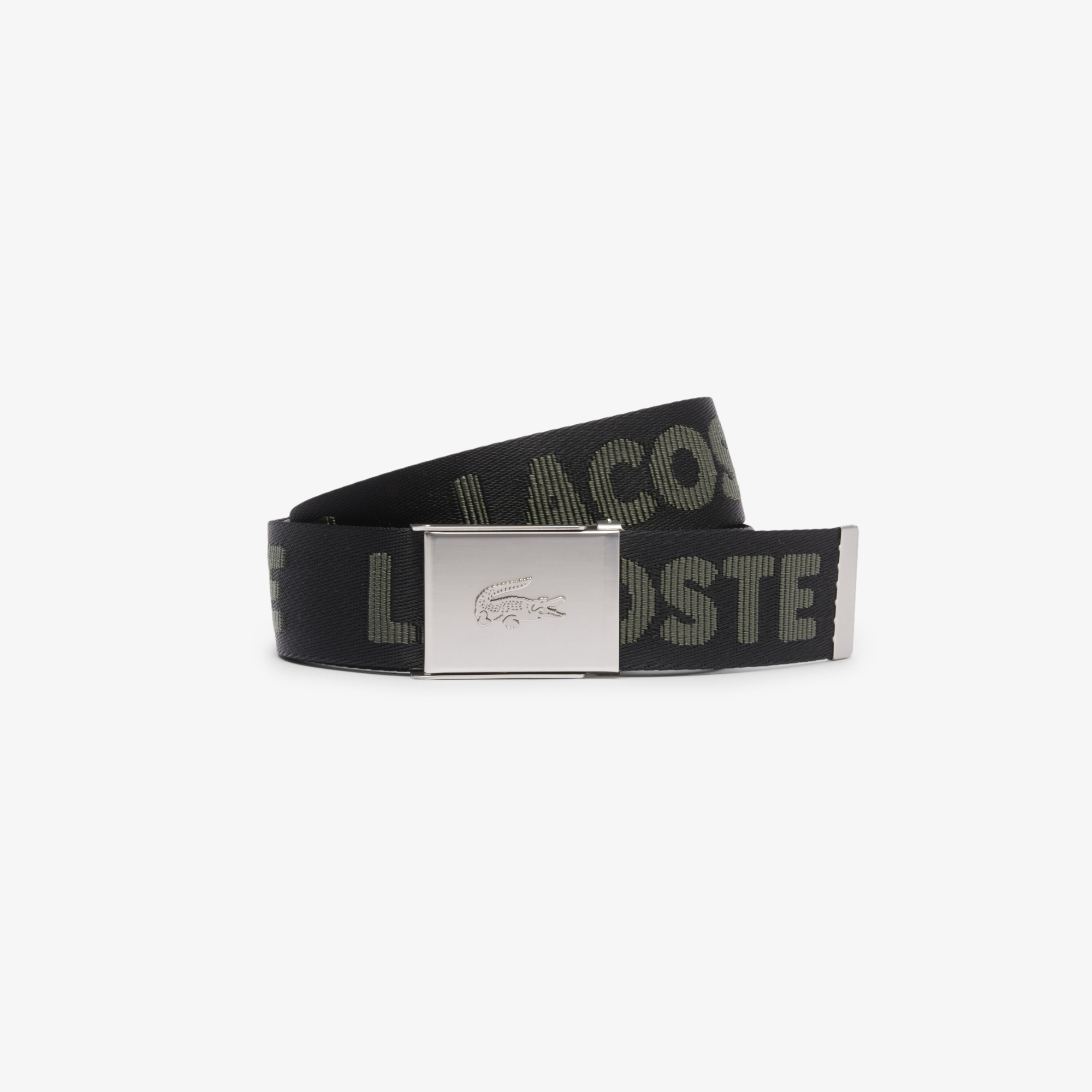 Dây Lưng Lacoste Nam Chất Liệu Jacquard