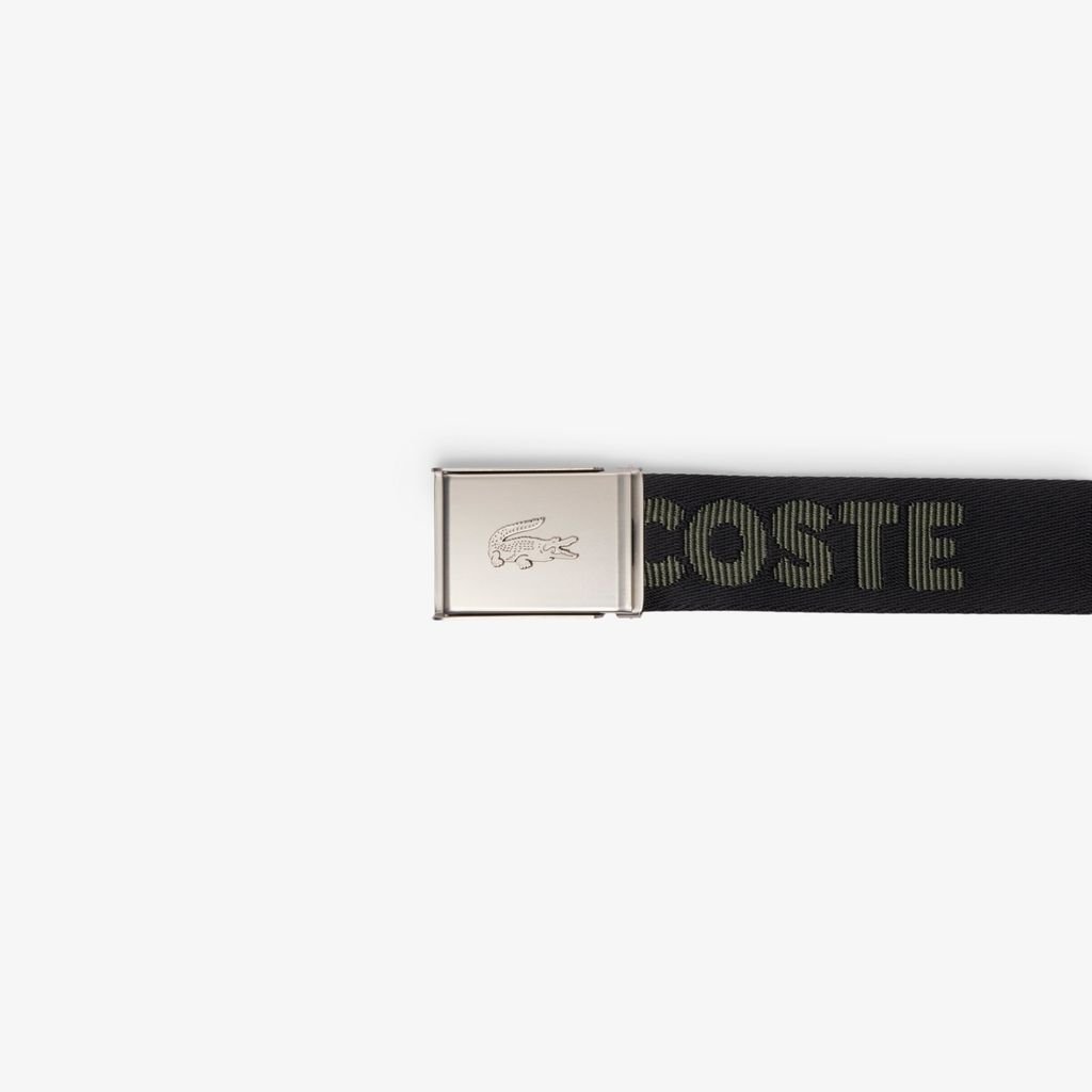 Dây Lưng Lacoste Nam Chất Liệu Jacquard