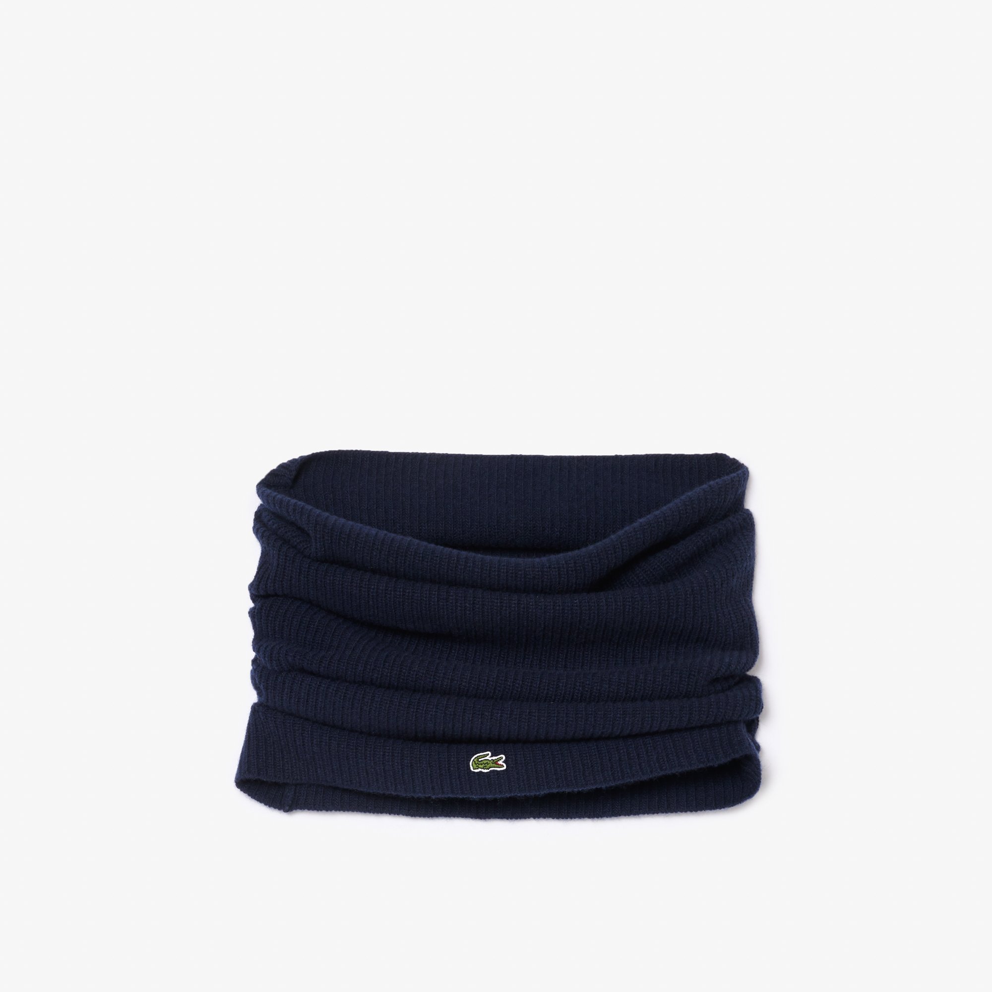 Khăn Choàng Lacoste Nữ Chất Liệu Len Cashmere Dệt Kim Có Sọc