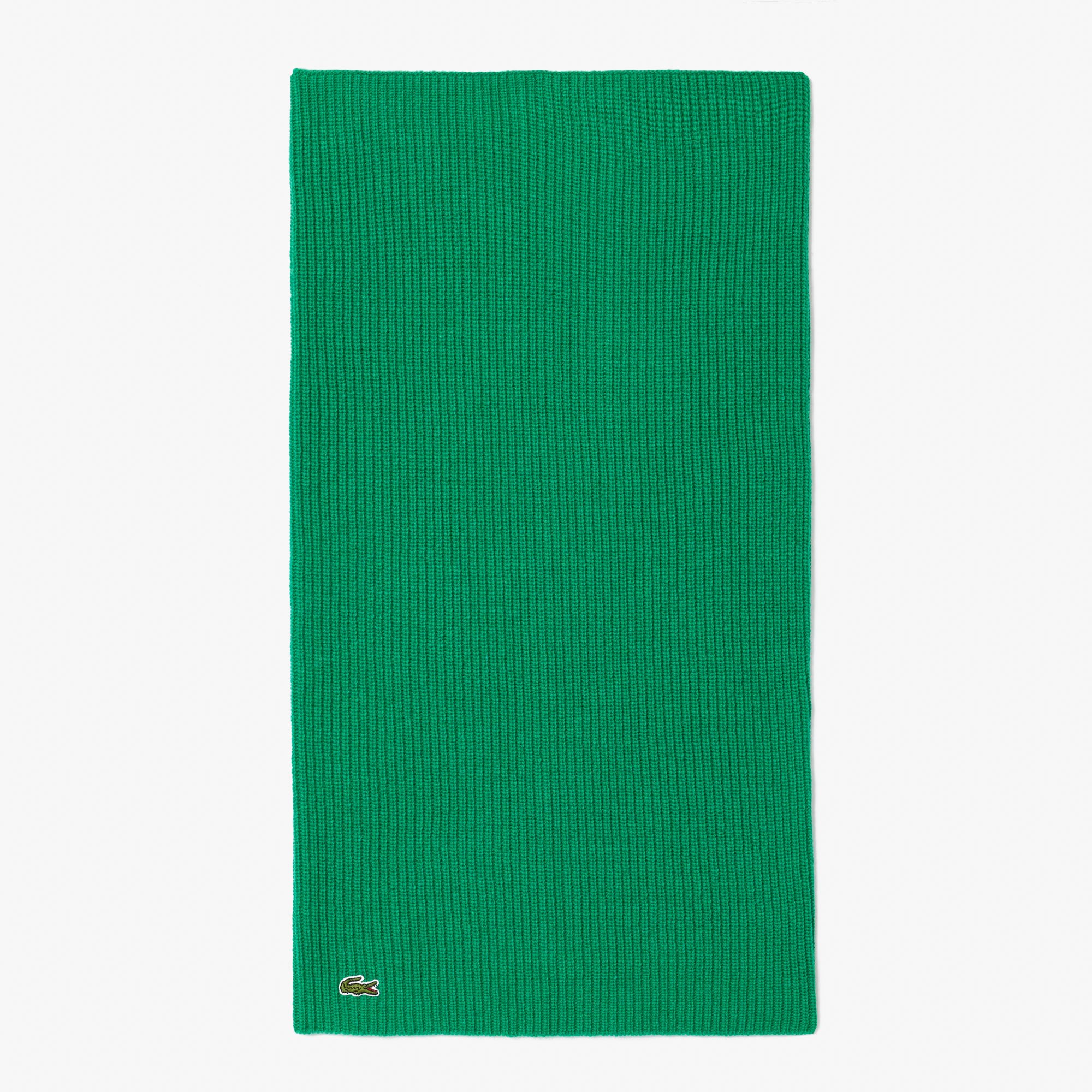 Khăn Choàng Lacoste Nữ Chất Liệu Len Cashmere Dệt Kim Có Sọc