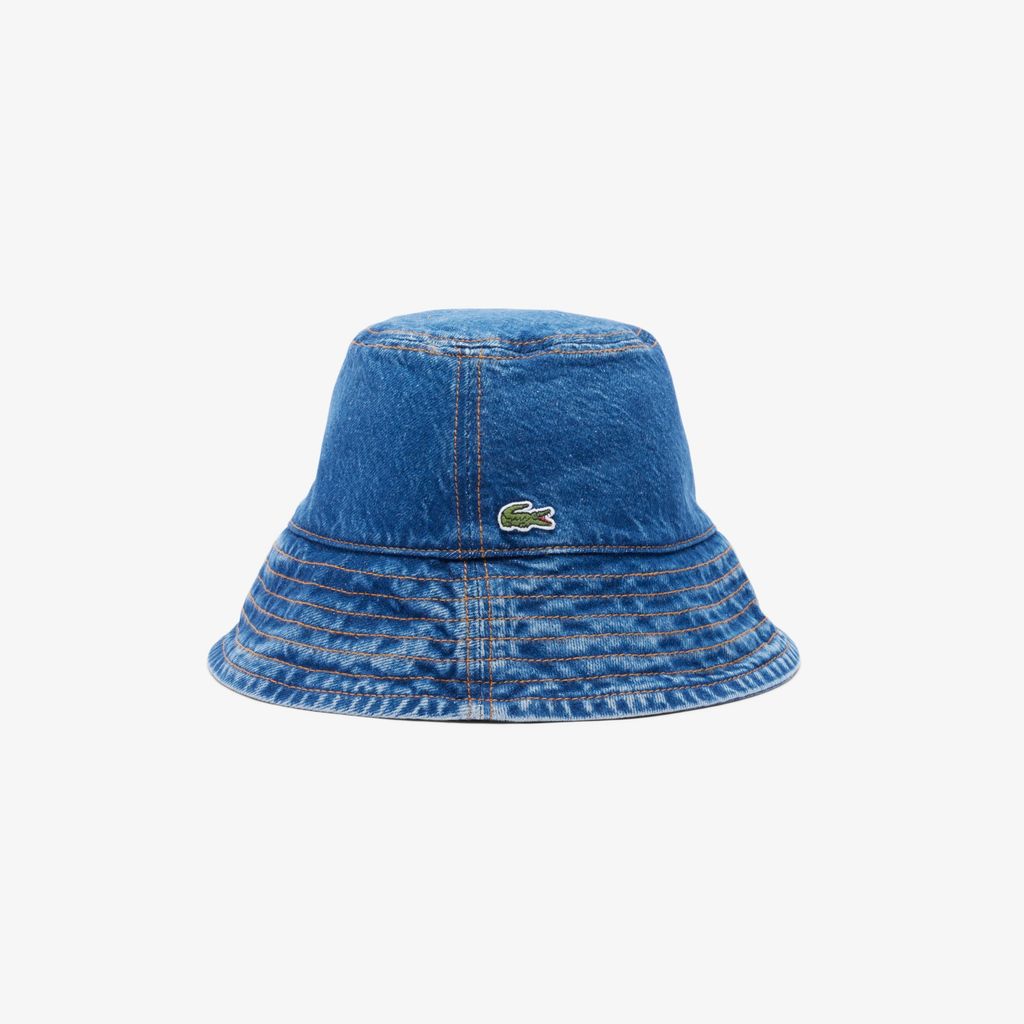 Mũ Bucket Lacoste Nữ Chất Liệu Cotton Twill