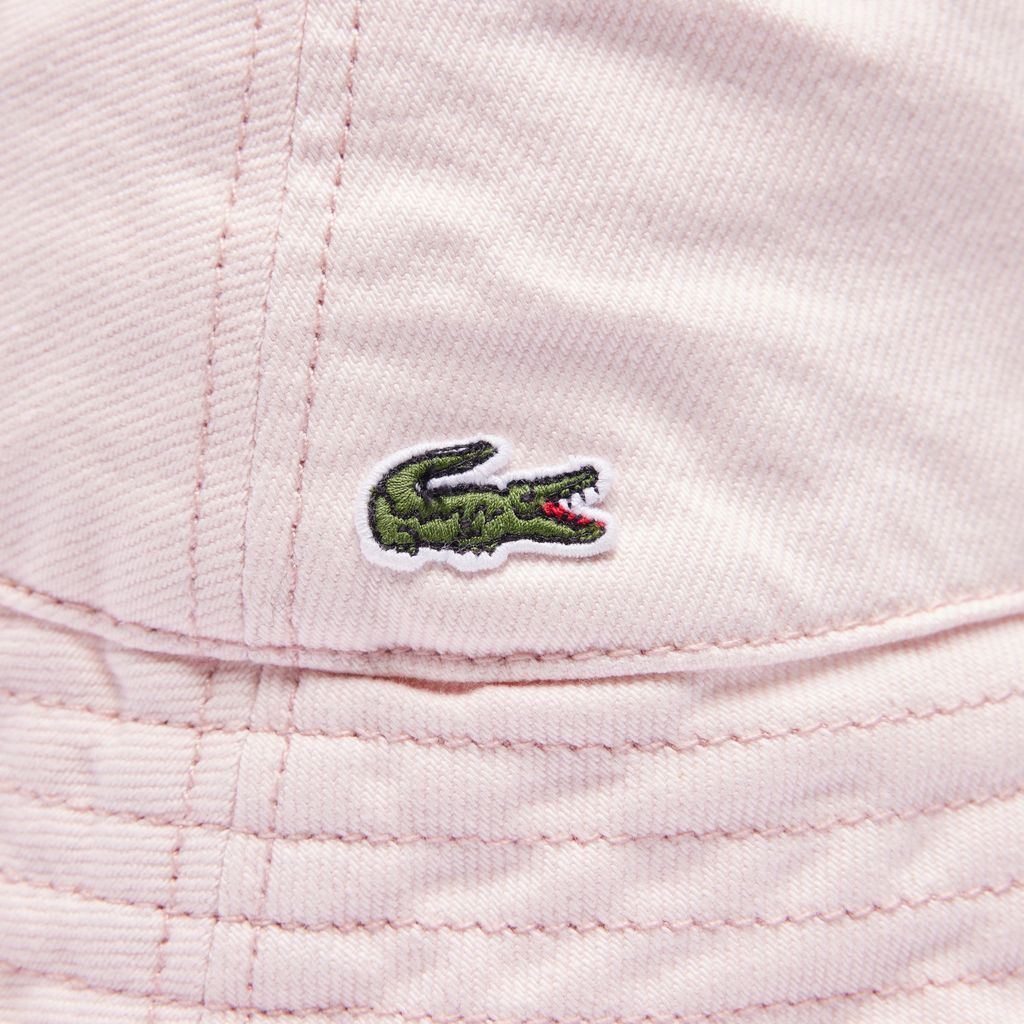 Mũ Bucket Lacoste Nữ Chất Liệu Cotton Twill
