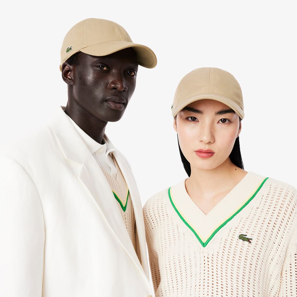 Mũ Lacoste Unisex Chất Liệu Cotton Twill