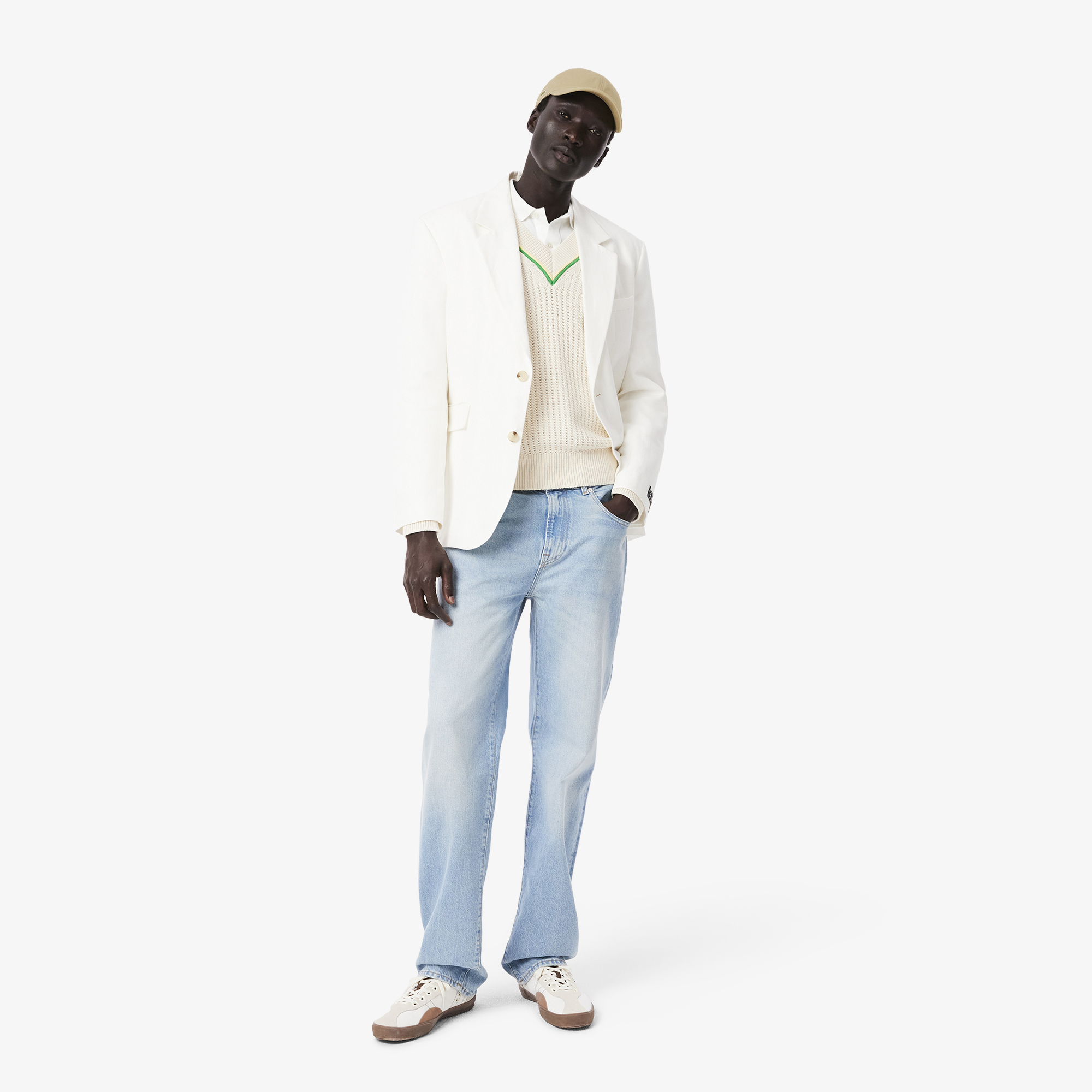 Mũ Lacoste Unisex Chất Liệu Cotton Twill