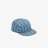 Mũ Lacoste Unisex Jockey Chất Liệu Twill Họa Tiết In
