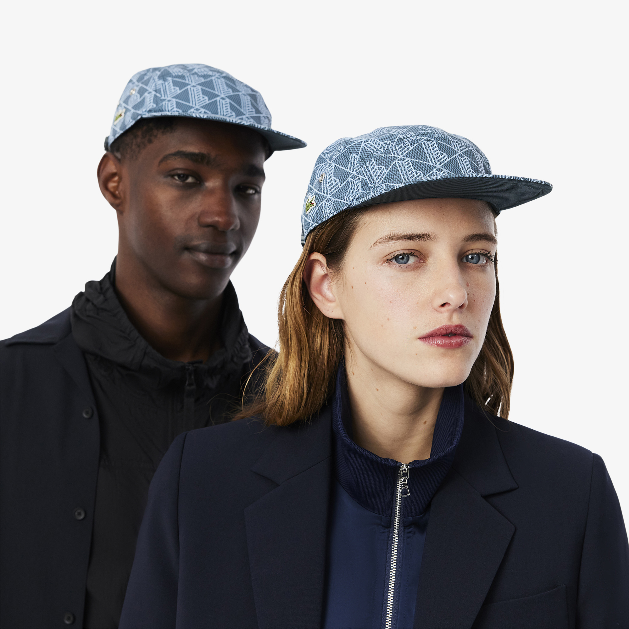 Mũ Lacoste Unisex Jockey Chất Liệu Twill Họa Tiết In