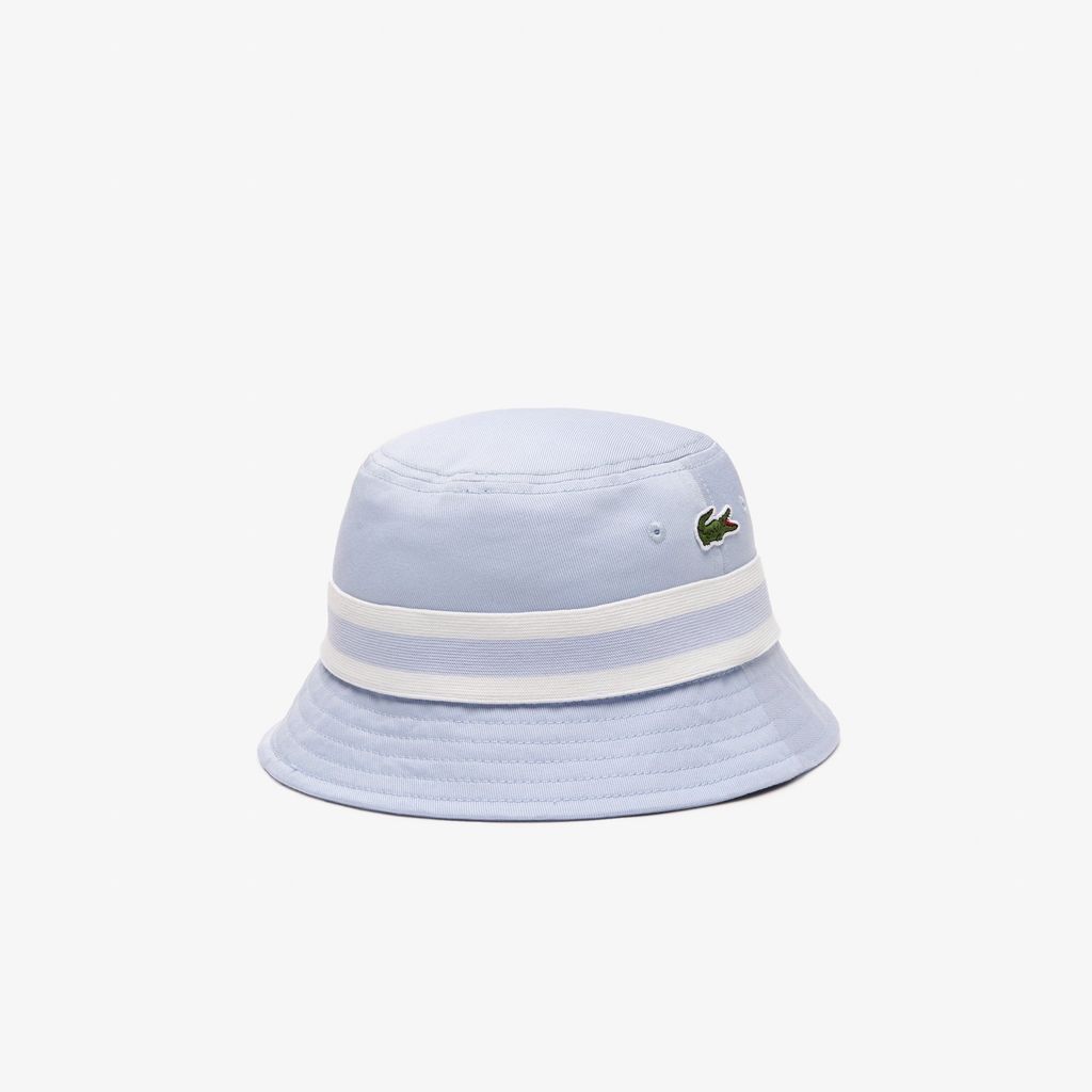 Mũ Xô Lacoste Nữ Có Sọc Phối Màu Chất Liệu Cotton Gabardine