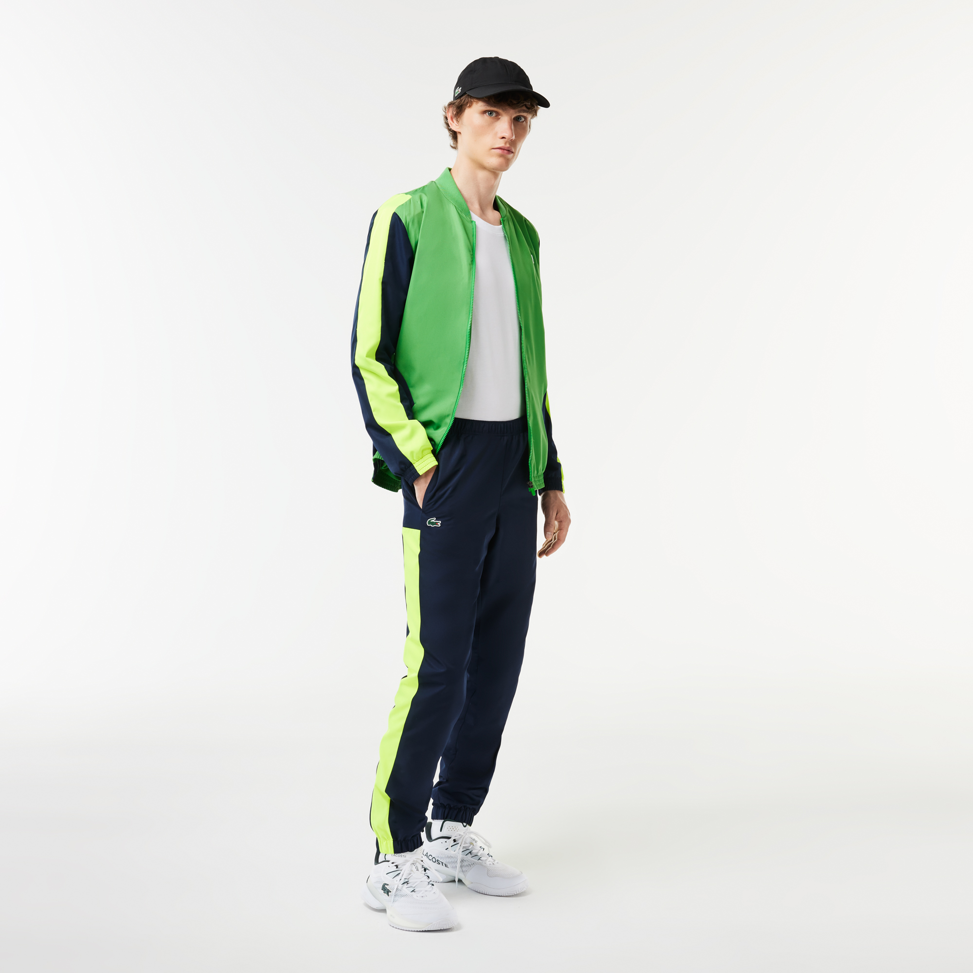 Mũ Thể Thao Lacoste Nam Nhẹ Chất Liệu Taffeta Kim Cương
