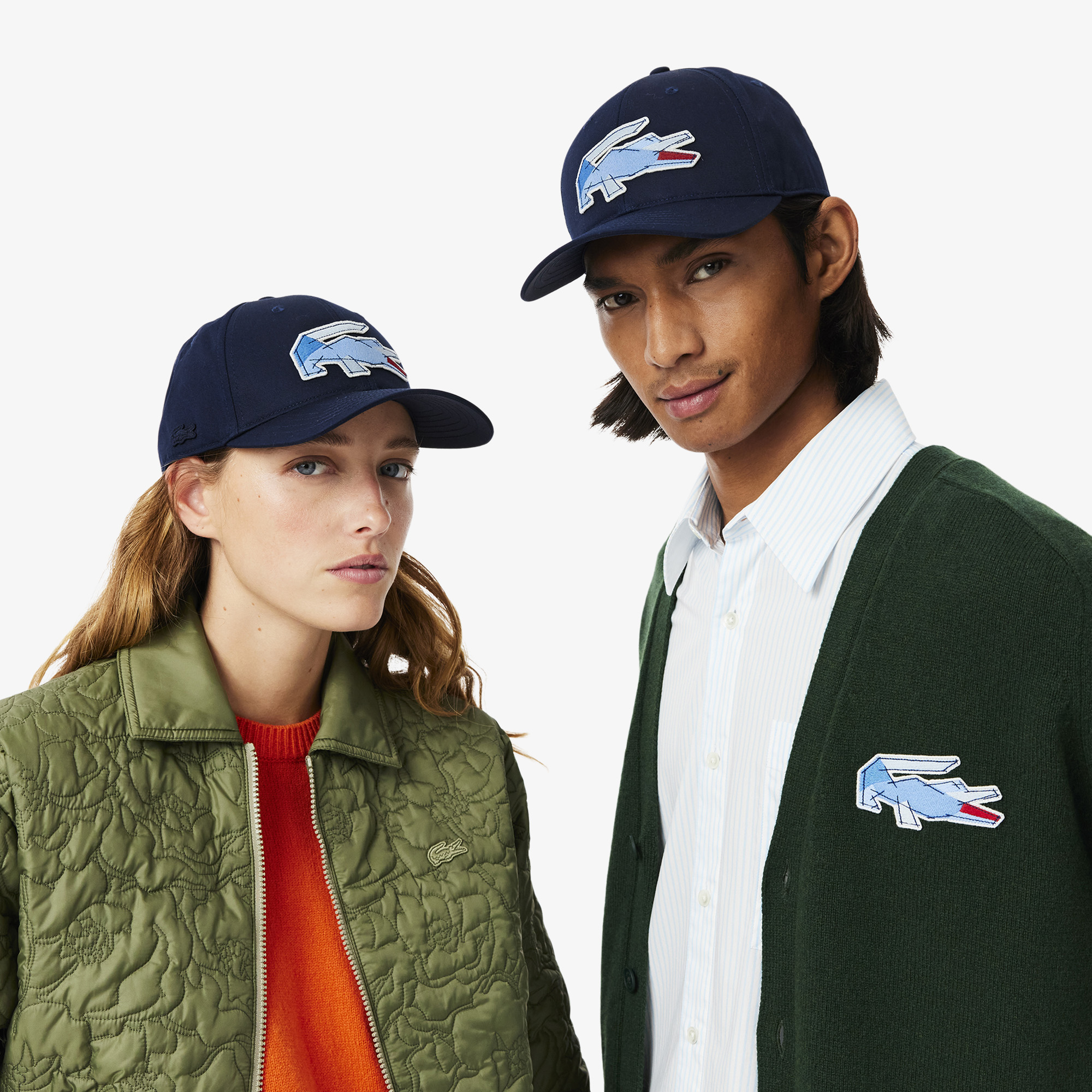Mũ Bóng Chày Lacoste Unisex Họa Tiết Cá Sấu