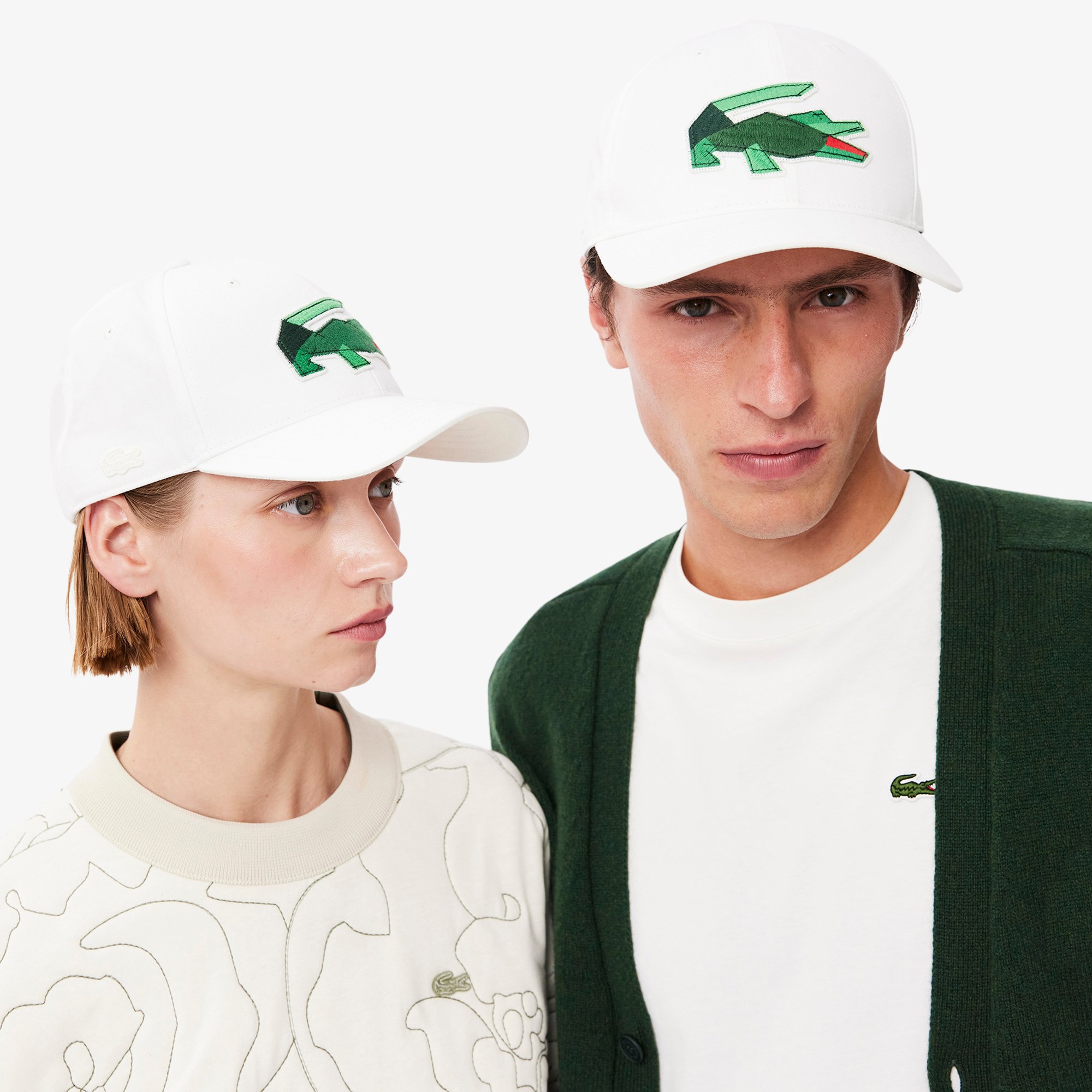 Mũ Bóng Chày Lacoste Unisex Họa Tiết Cá Sấu