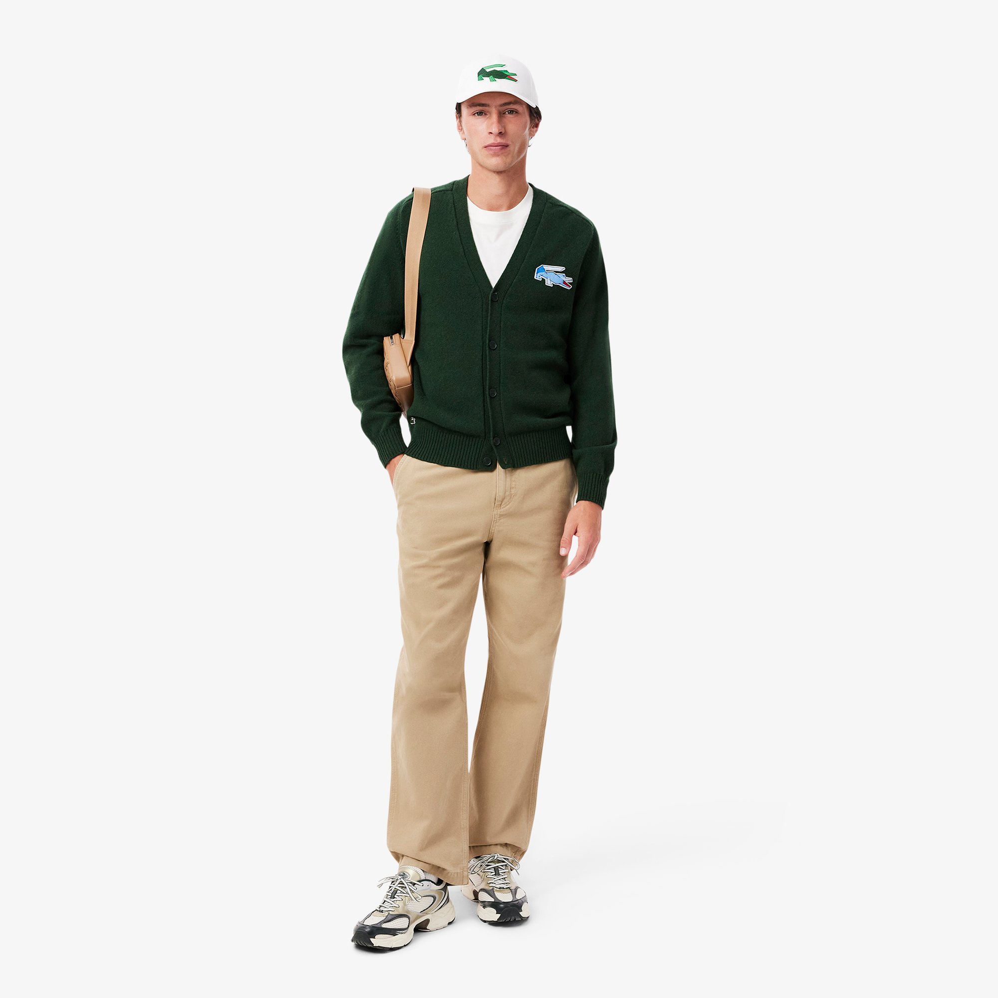 Mũ Bóng Chày Lacoste Unisex Họa Tiết Cá Sấu