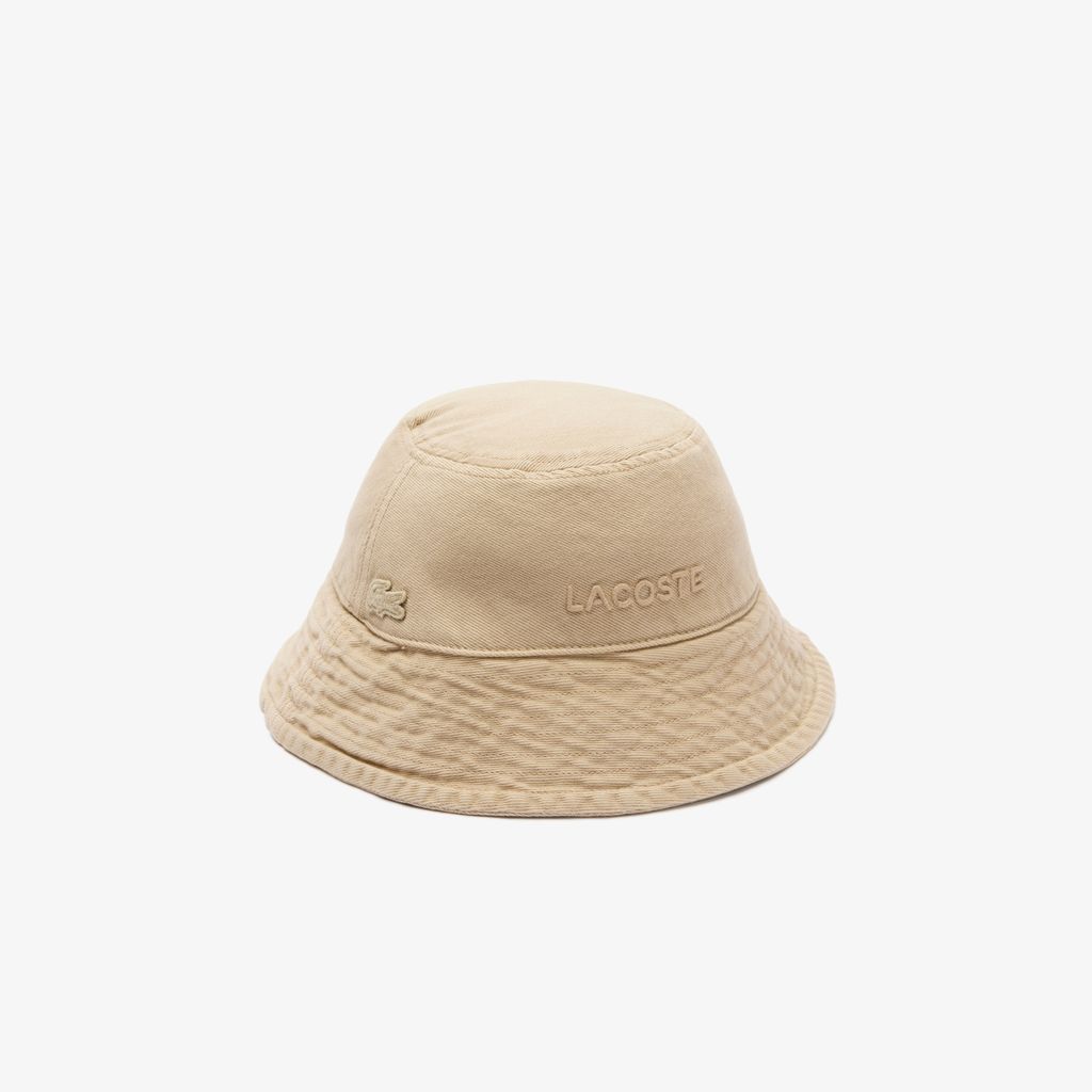 Mũ Xô Lacoste Nữ Màu Nhuộm Tự Nhiên Chất Liệu Dinim
