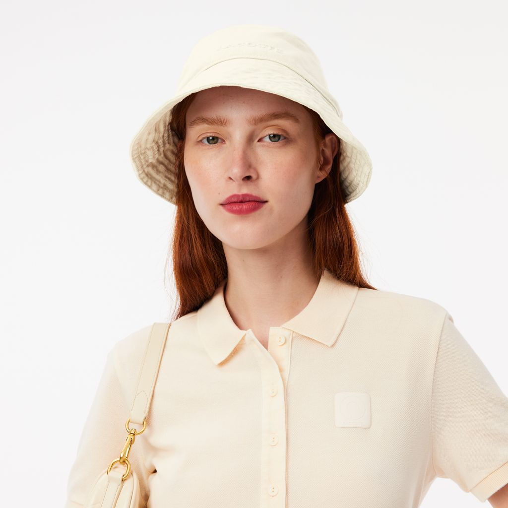 Mũ Xô Lacoste Nữ Màu Nhuộm Tự Nhiên Chất Liệu Dinim
