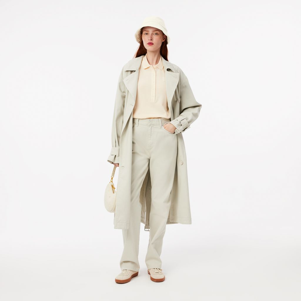 Mũ Xô Lacoste Nữ Màu Nhuộm Tự Nhiên Chất Liệu Dinim