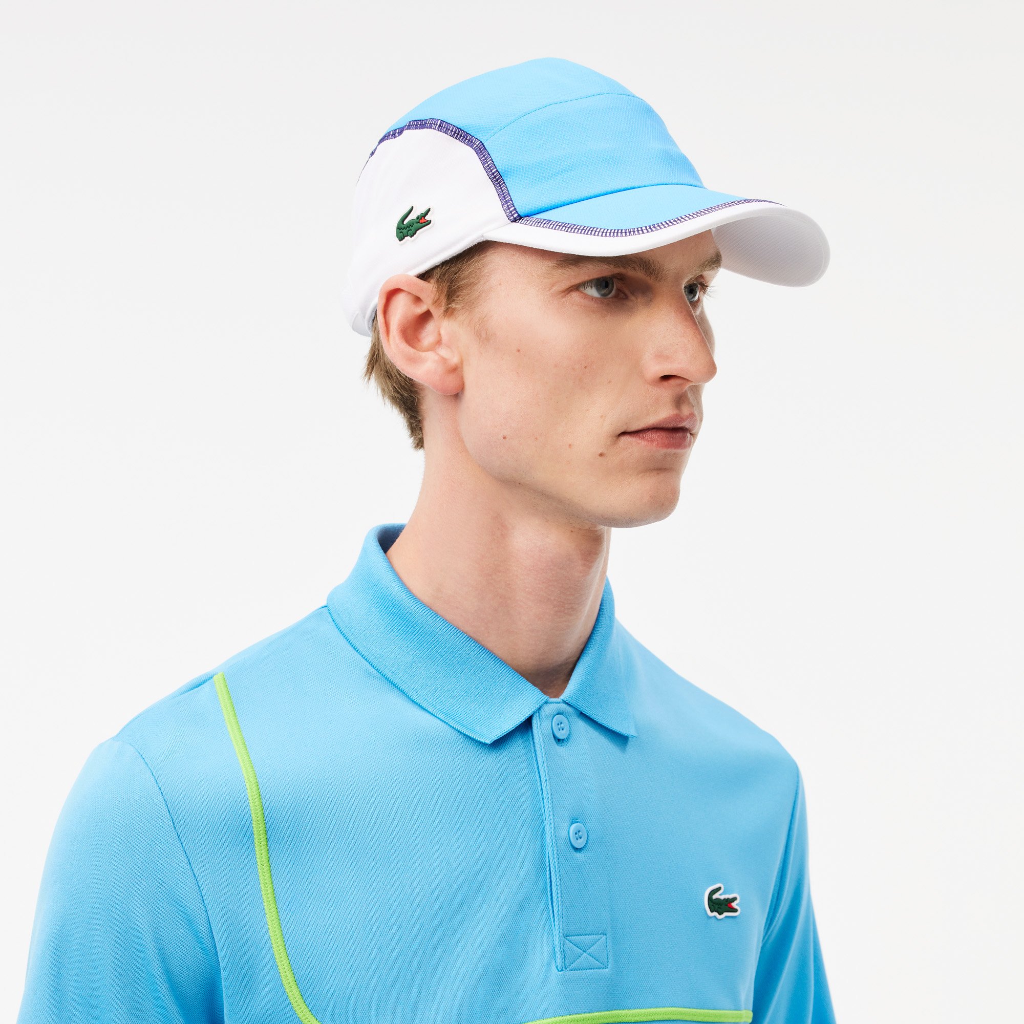 Mũ Tennis Lacoste Nam Hoa Tiết Colourblock