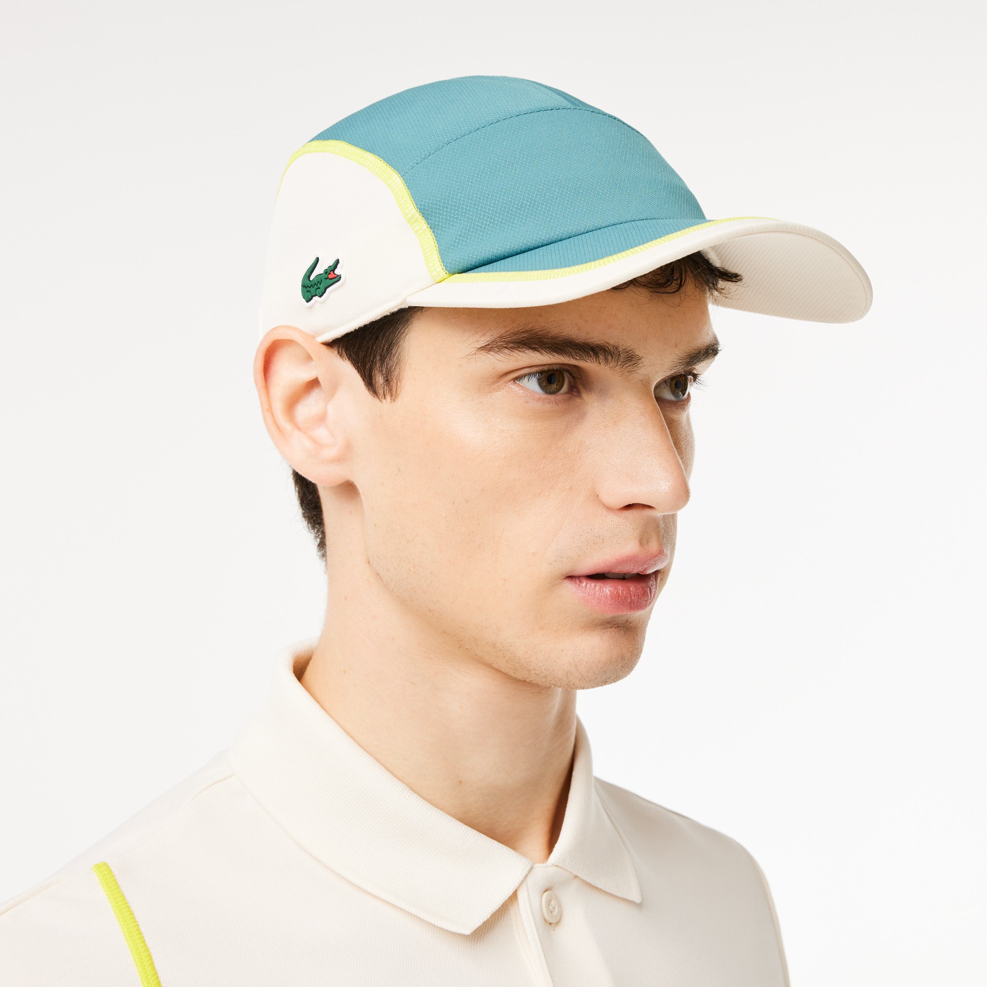 Mũ Tennis Lacoste Nam Hoa Tiết Colourblock