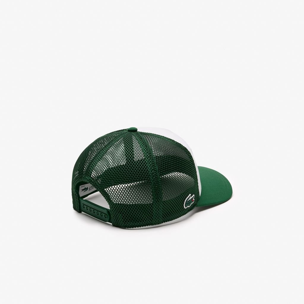 Mũ Golf Lacoste Nam Kết Hợp Hai Chất Liệu